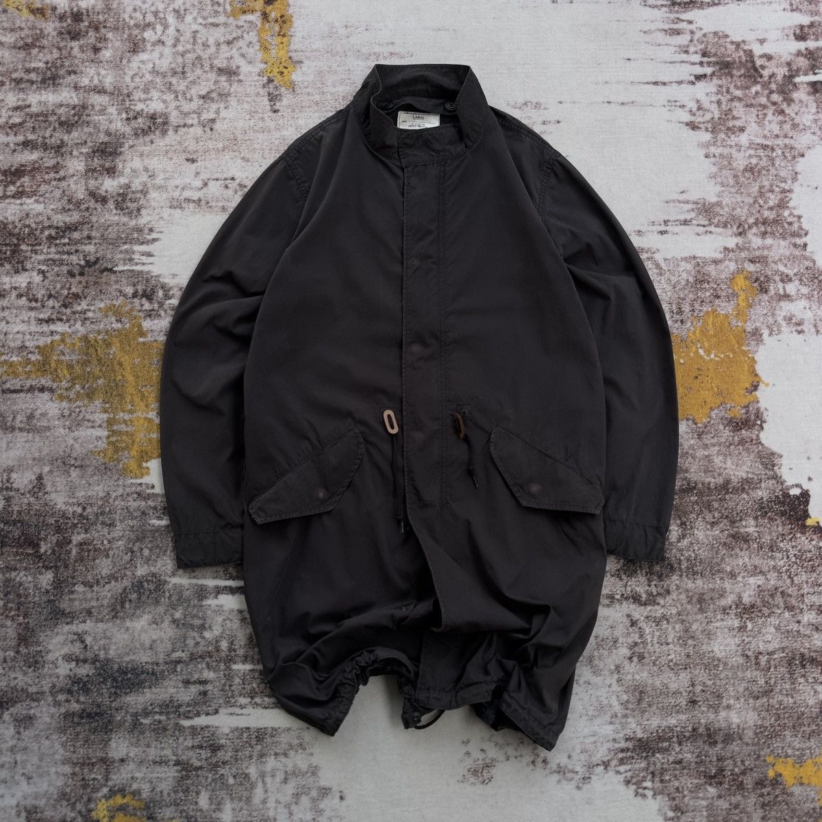 Alpha Industries VINTAGE ALPHA INDUSTRIES BLACK M-65 FISHTAIL PARKA JACKET Size L / US 10 / IT 46 - 1 Thumbnail
