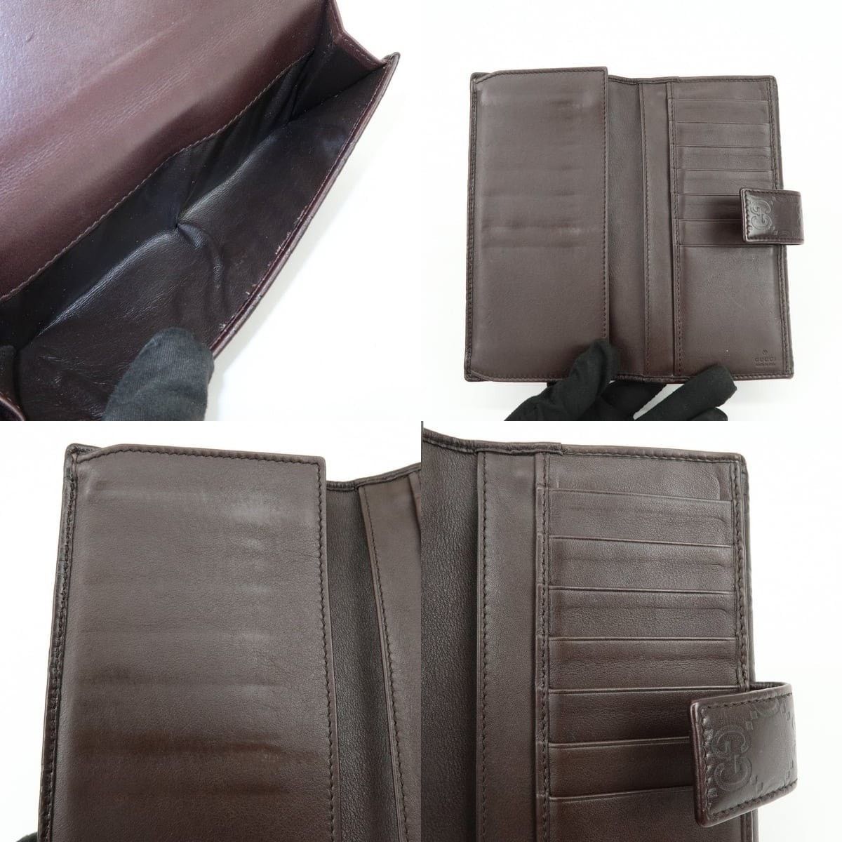 Gucci Gucci Guccissima Leather Long Wallet Brown Size ONE SIZE - 6 Thumbnail