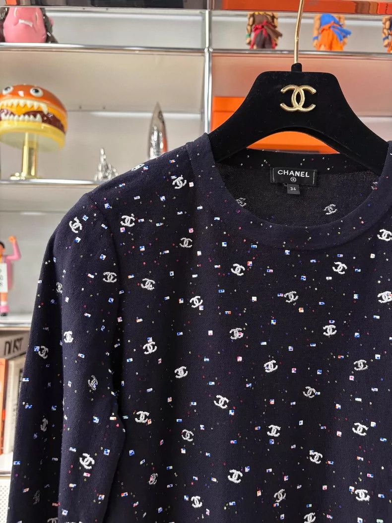 Chanel Chanel 20S roof series show dark blue full of stars cc lon Size XXS / US 00 / IT 34 - 3 Thumbnail