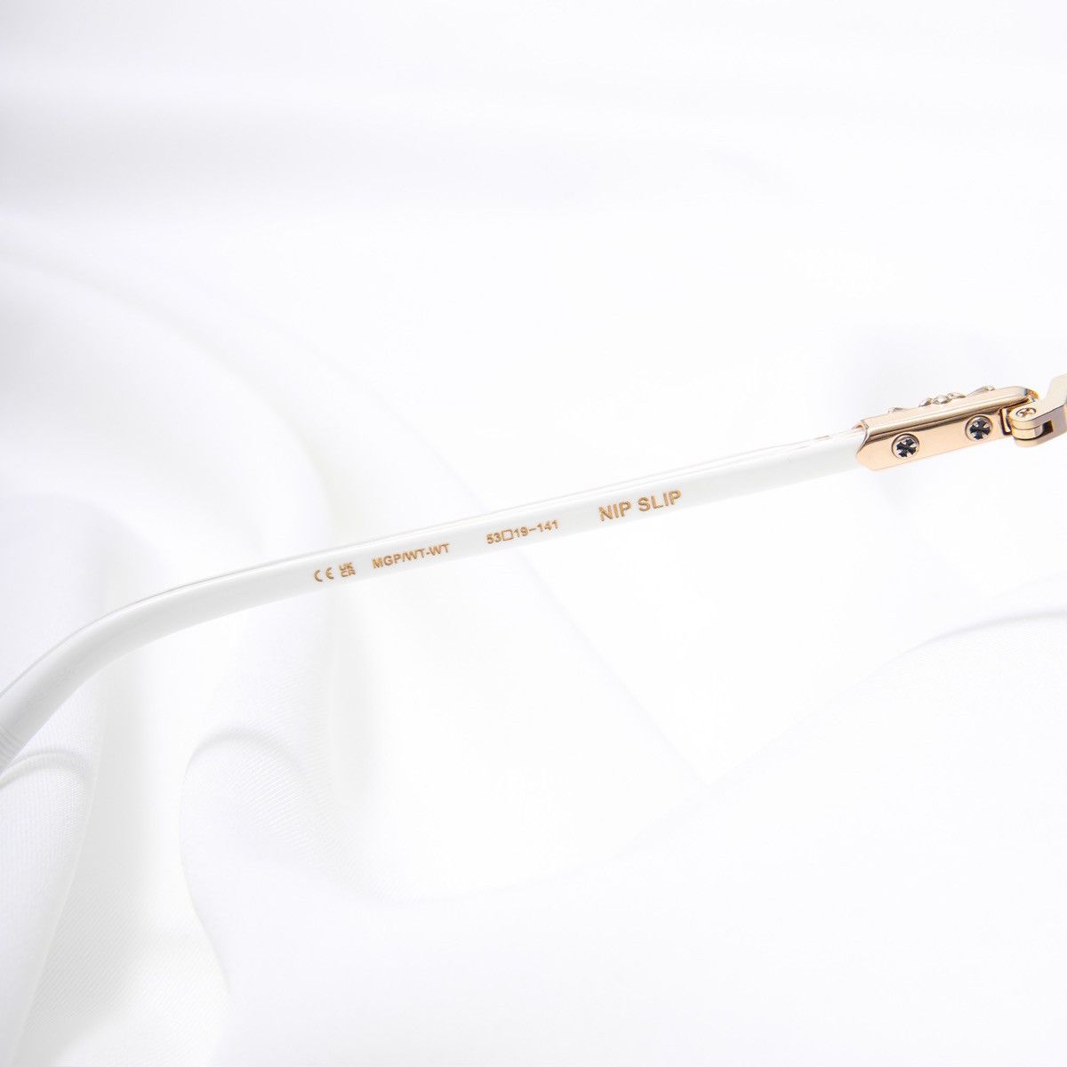 Chrome Hearts CHROME HEARTS NIP SLIP MATTE GOLD PLATED - WHITE SUNGLASSES Size ONE SIZE - 5 Thumbnail
