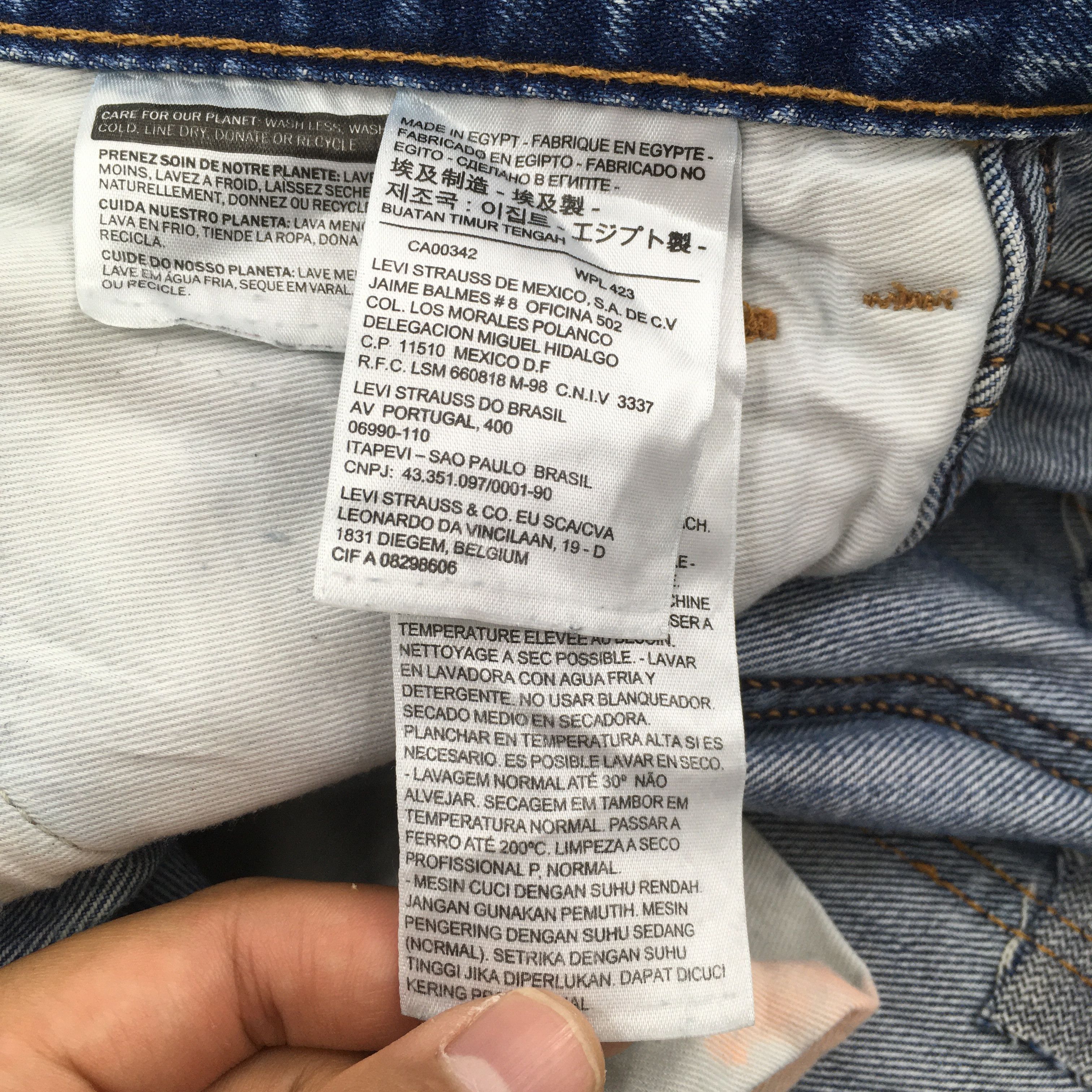Levi's Size 31x31.5 Vintage Y2K Levi's 505 Faded Blue Jeans S1006 Size US 31 - 13 Thumbnail