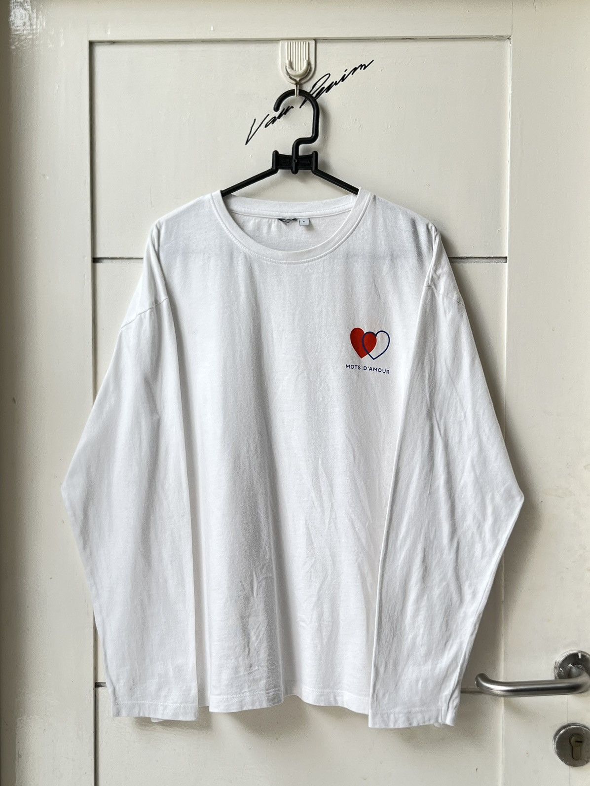 Other Mots D’amour White Long Sleeve T-shirt Size US M / EU 48-50 / 2 - 7 Thumbnail