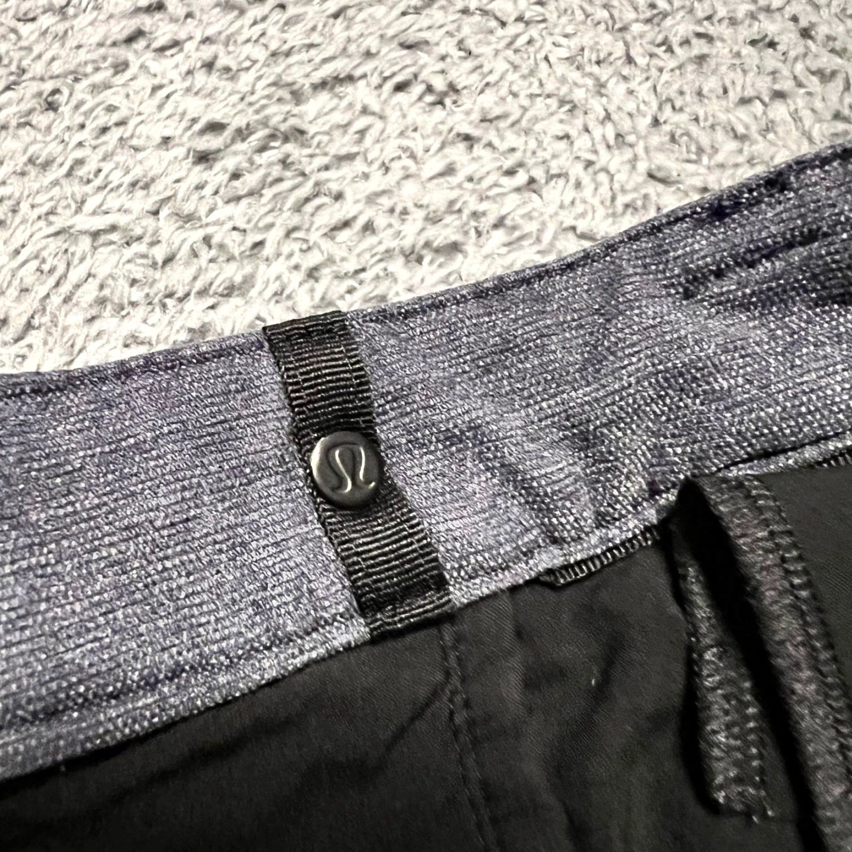 Lululemon Lululemon Pants Mens 30 ABC Skinny Tech Canvas Heathered Blue M5992S Mens Regular 30 Inseam 33 Blue Pants Size US 30 / EU 46 - 4 Thumbnail