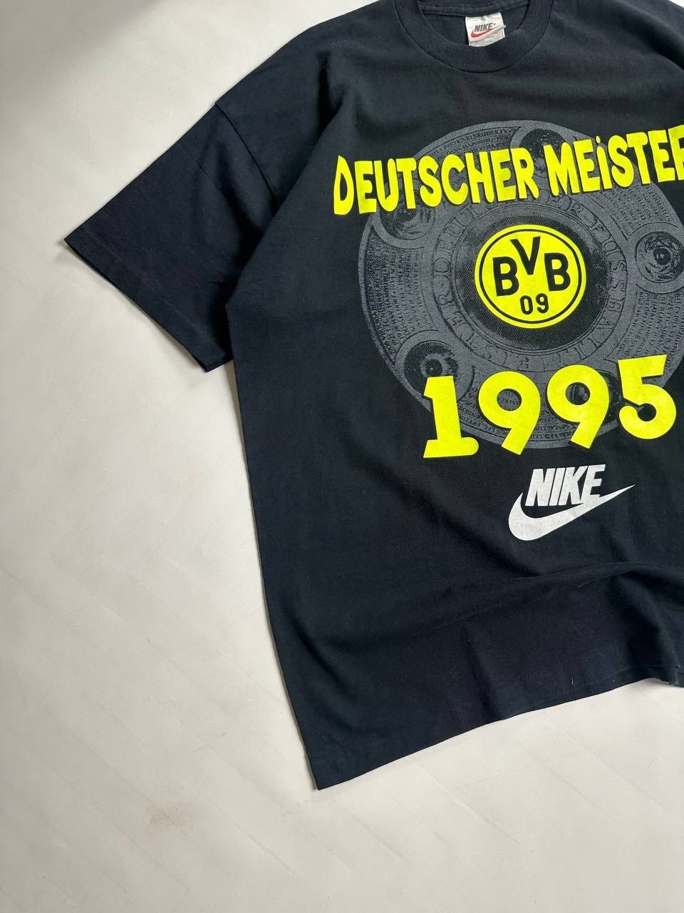 Nike 95s Vintage Borussia Dortmund Football Shirt Soccer Jersey Size US XL / EU 56 / 4 - 2 Thumbnail
