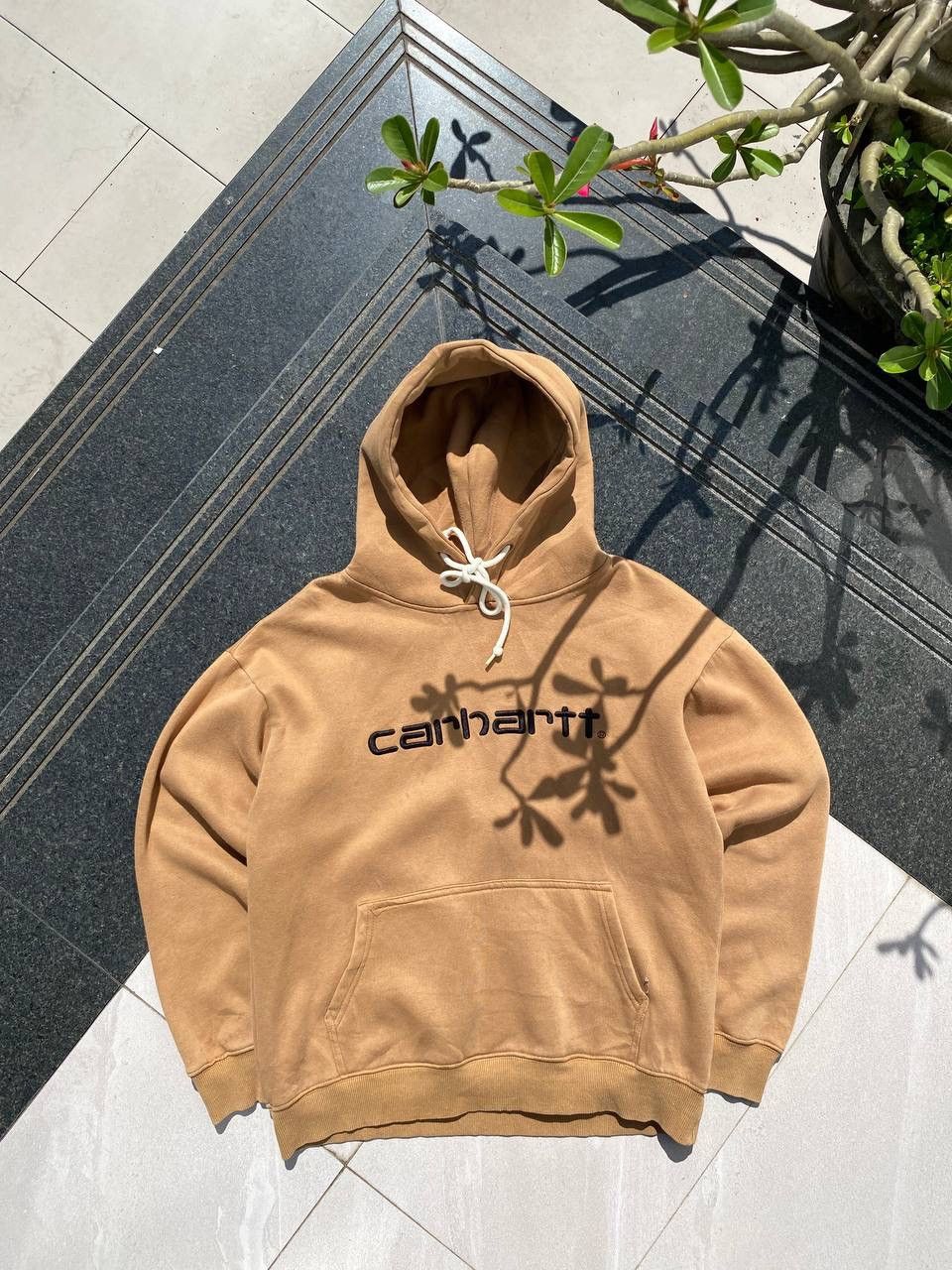 Carhartt × Vintage 90S CARHARTT RARE BIG LOGO Y2K RETRO WORKGEAR HOODIE Size US M / EU 48-50 / 2 - 1 Thumbnail