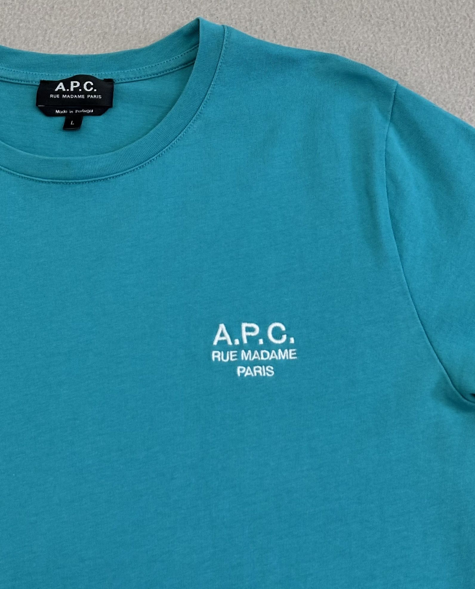 A.P.C. A.P.C Rue Madame Paris T-shirt Large Size US L / EU 52-54 / 3 - 7 Thumbnail