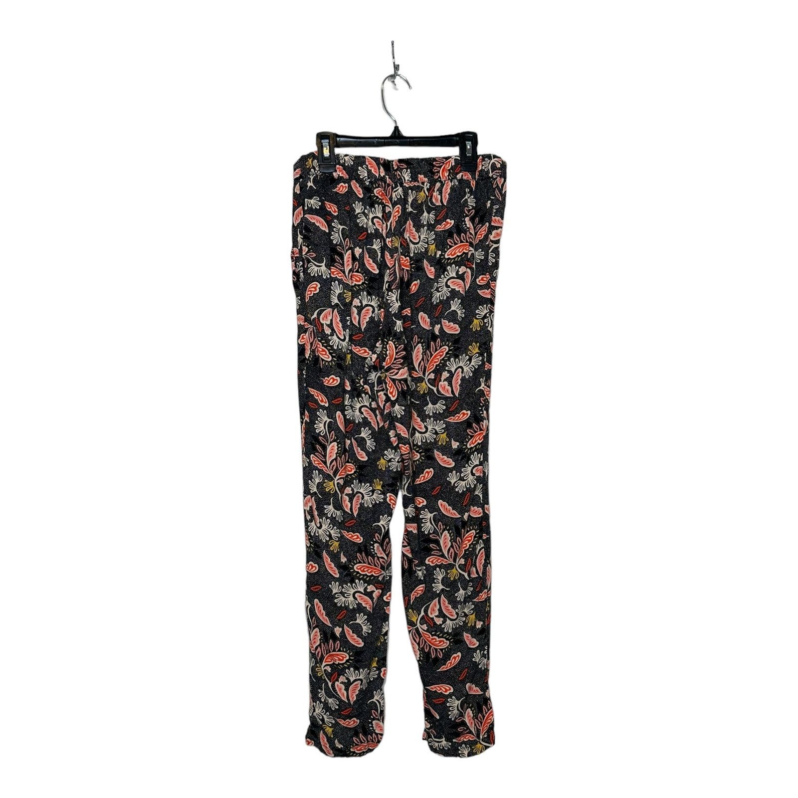 H&M H&M Black polka dots and floral pull on pants size 8 Size 30" / US 8 / IT 44 - 6 Thumbnail