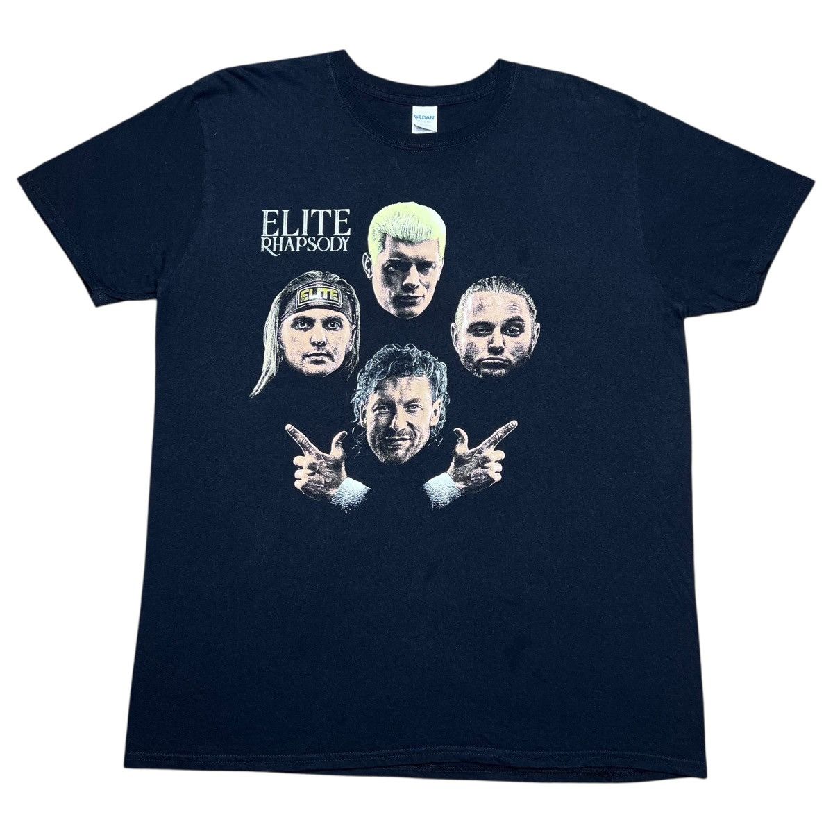 Other AEW Elite Rhapsody Young Bucks Cody Rhodes Kenny Omega Tee Size US XL / EU 56 / 4 - 1 Thumbnail
