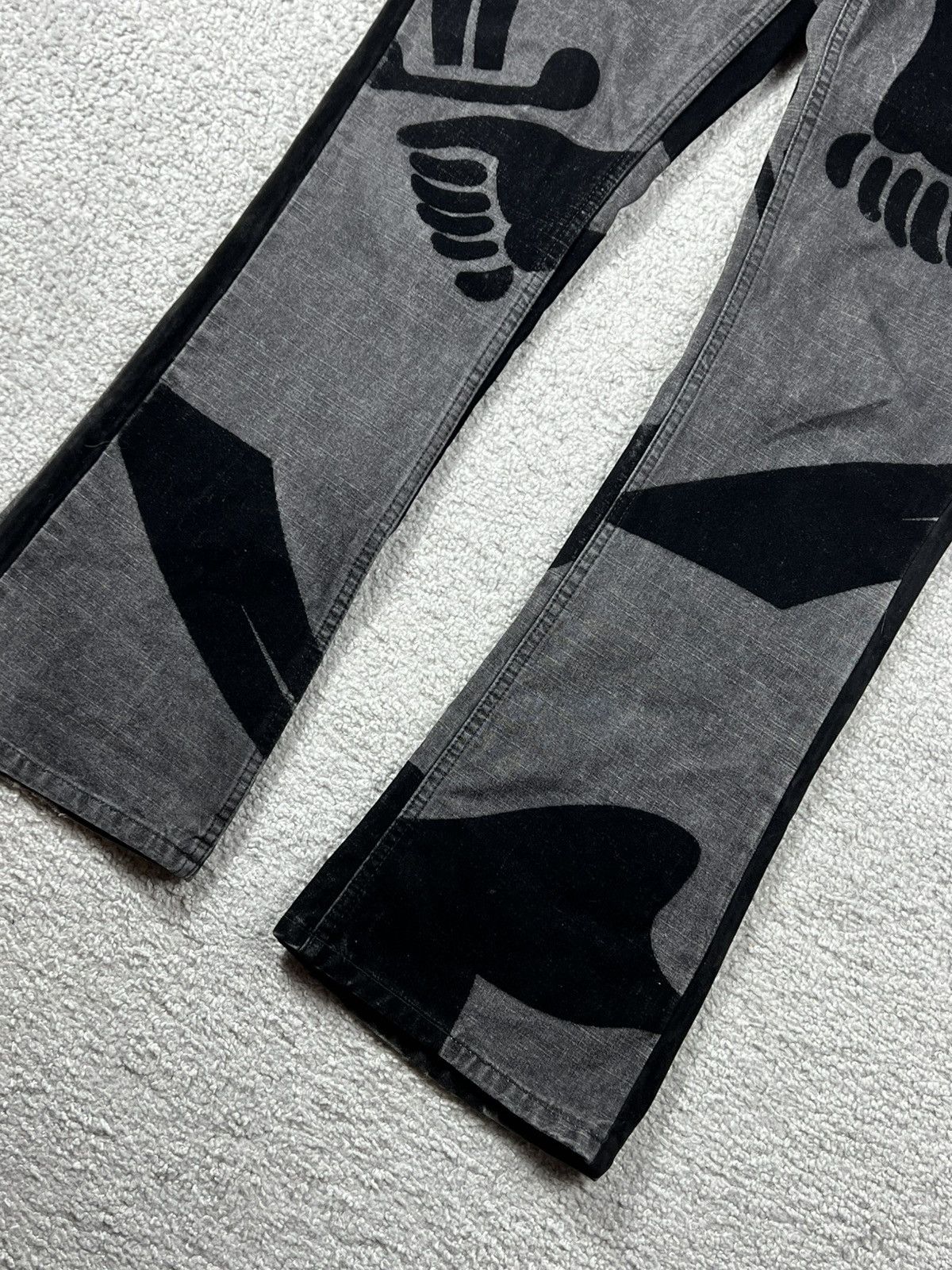 Vivienne Westwood 1998 Vivienne Westwood Anglomania Sword Pirate Flared Jeans Size 30" / US 8 / IT 44 - 4 Thumbnail