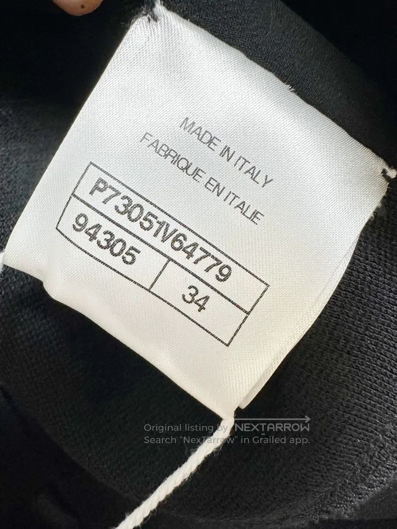 Chanel Chanel 22A Handicraft Workshop Black Pleated Sleeveless Ve Size XXS / US 00 / IT 34 - 7 Thumbnail