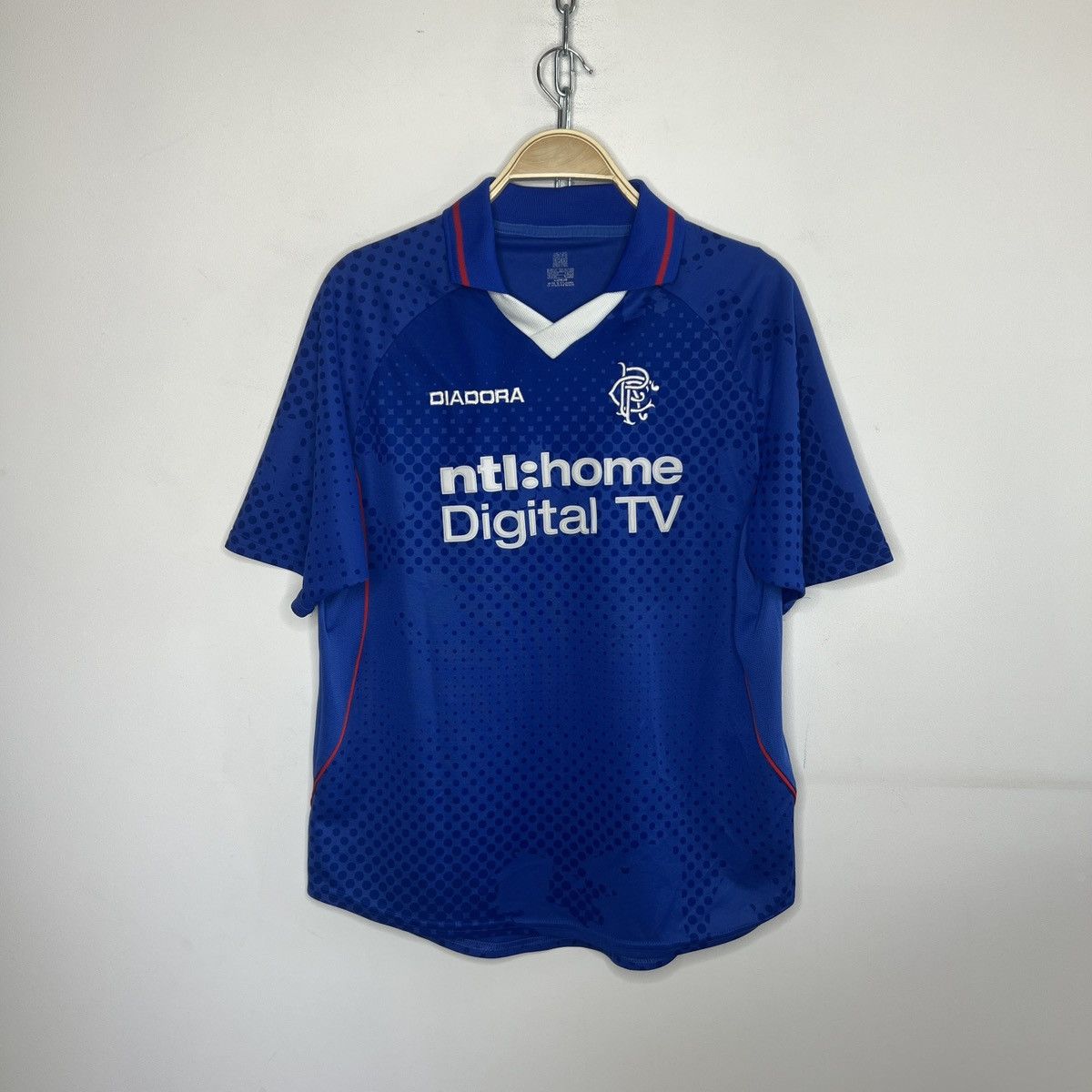 Diadora Diadora Glasgow Rangers 2002-2003 Home Soccer Jersey Size M Size US M / EU 48-50 / 2 - 1 Thumbnail