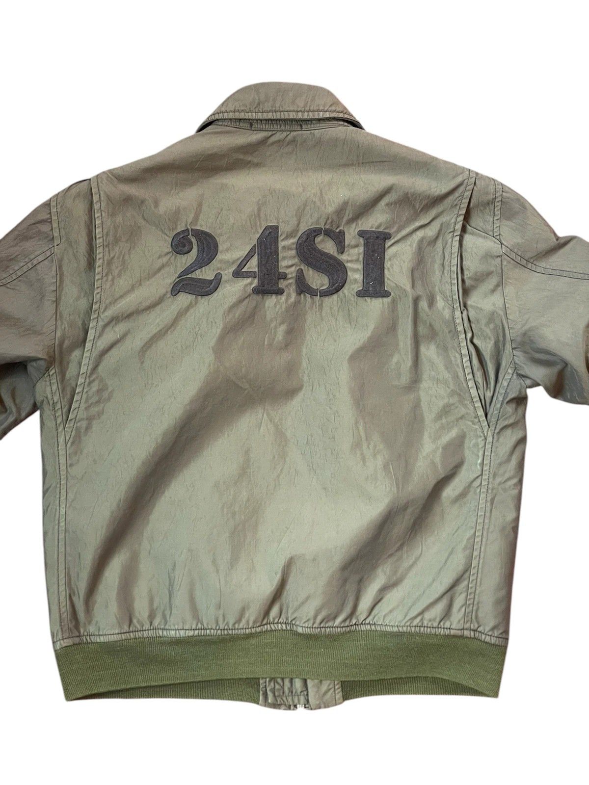 Massimo Osti × Stone Island Stone Island Marina 24SI Bomber Jacket in Olive late 1990s Size US L / EU 52-54 / 3 - 5 Thumbnail