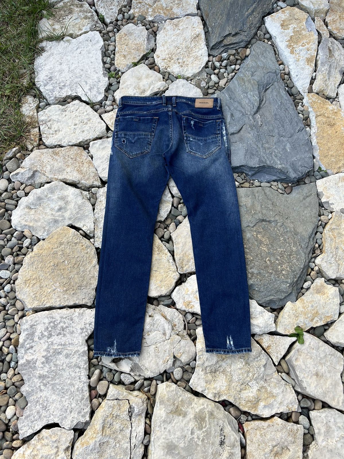 Diesel Diesel thommer distressed ripped jeans slim skinny pants Size US 32 / EU 48 - 2 Thumbnail