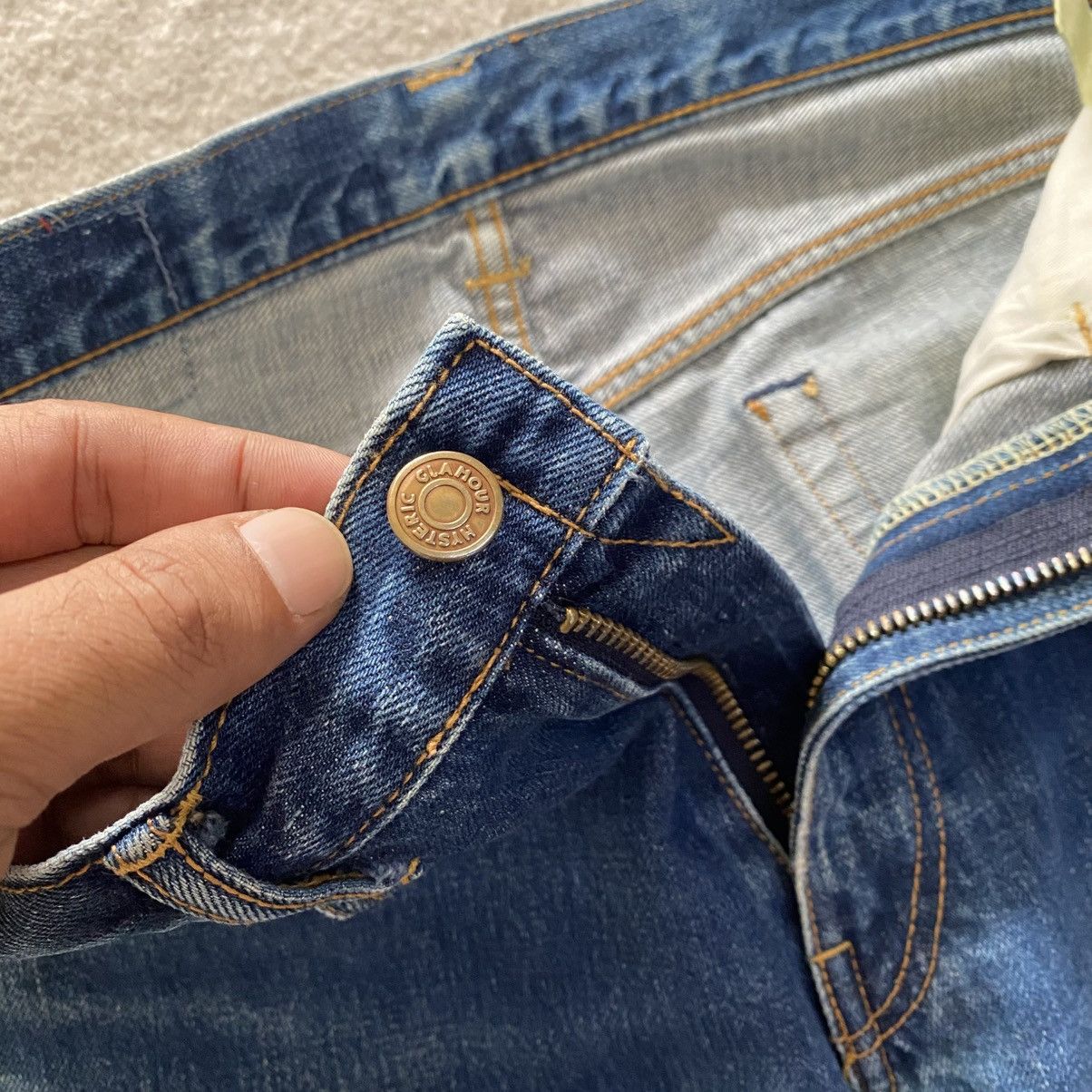 Hysteric Glamour × Vintage Vintage Hysteric Glamour Selvedge Distressed Denim w30 Size US 30 / EU 46 - 4 Thumbnail