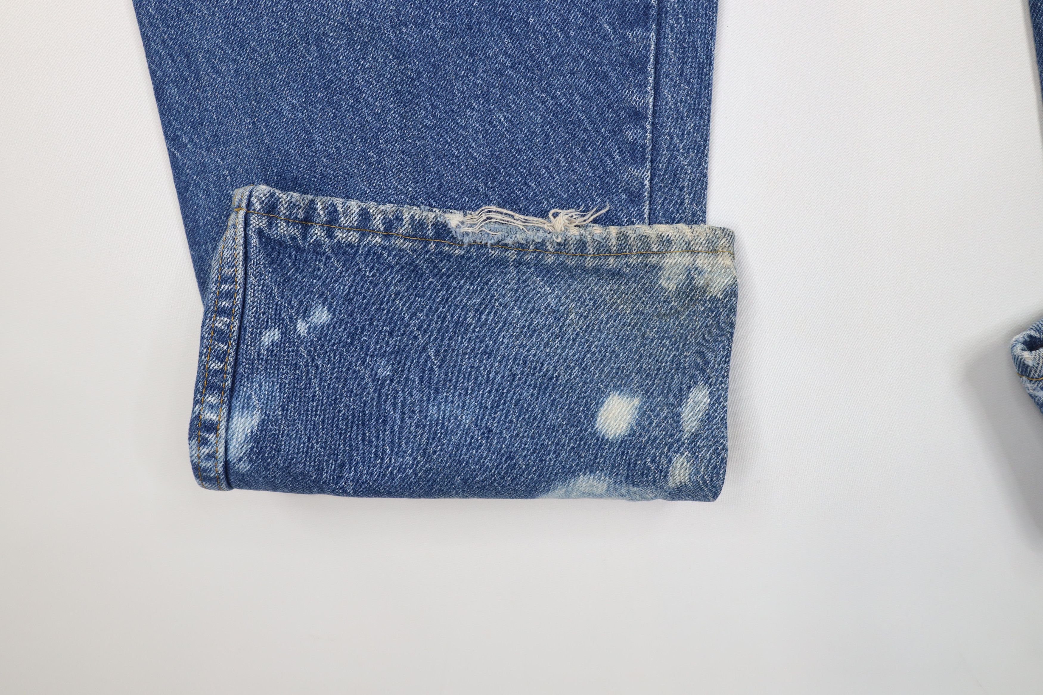 Vintage Vintage 70s 80s Streetwear Wide Leg Denim Jeans Blue USA Size US 38 / EU 54 - 6 Thumbnail