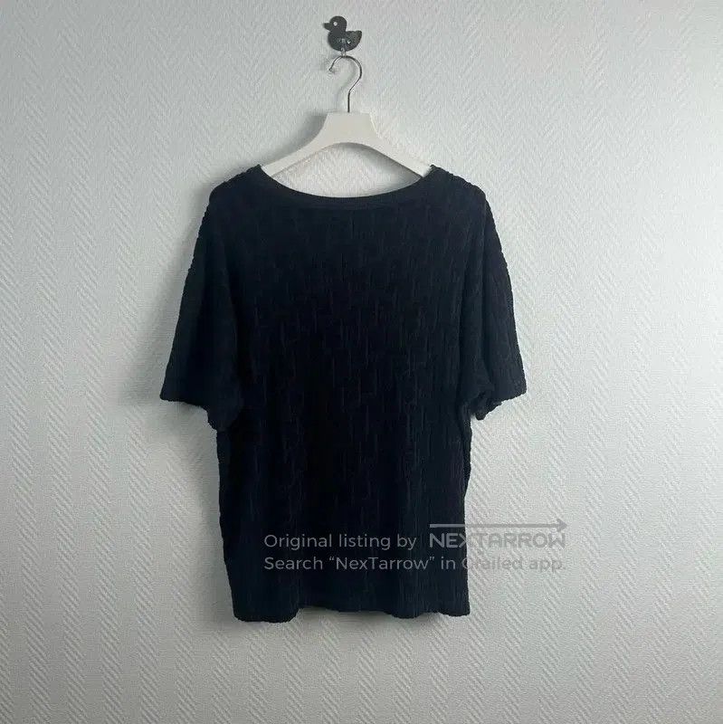 Dior Dior Black Linen Blend Men's T-Shirt . Size US XXL / EU 58 / 5 - 2 Thumbnail