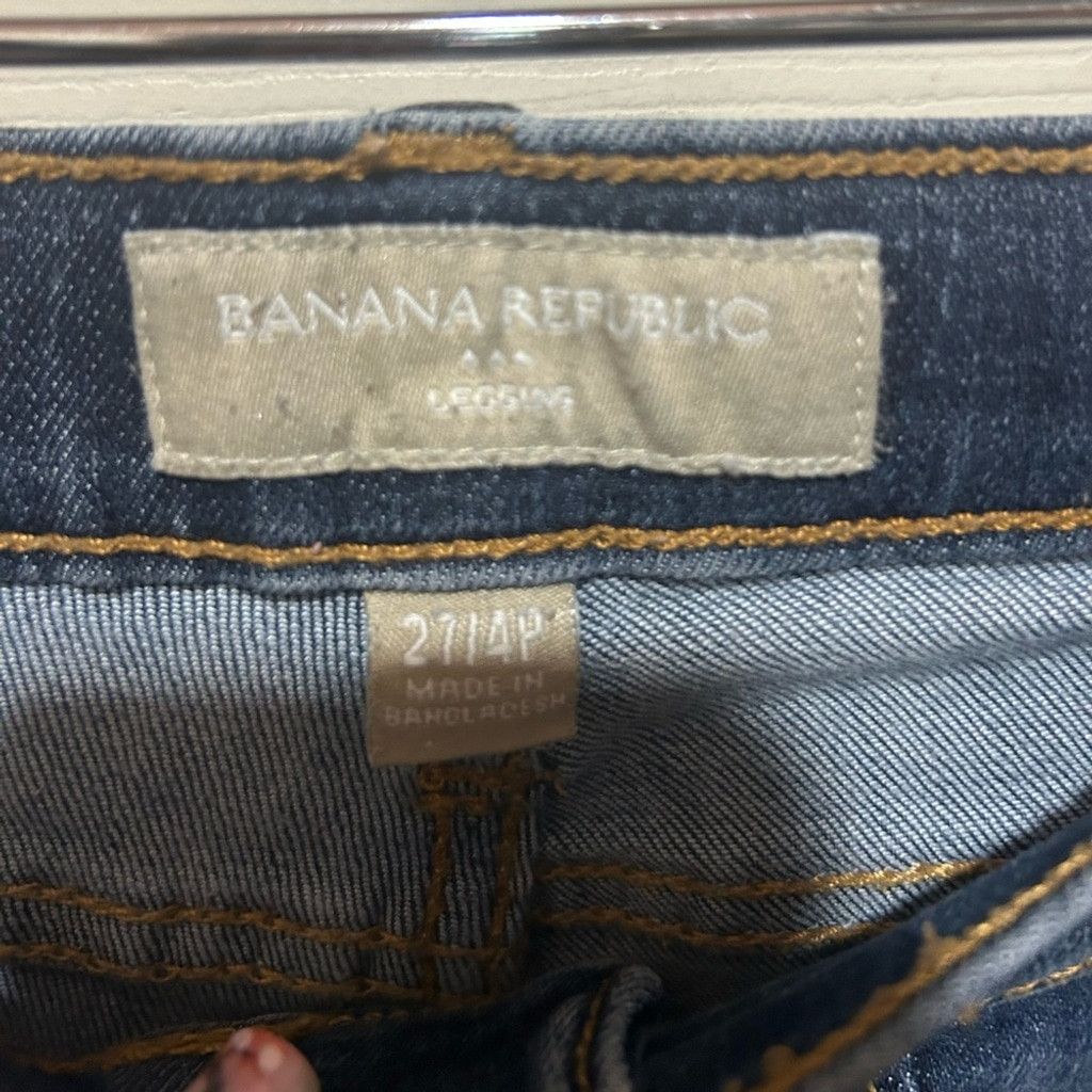 Banana Republic Banana Republic dark wash skinny jeans Size 27 #denim Size 27" / US 4 / IT 40 - 5 Thumbnail