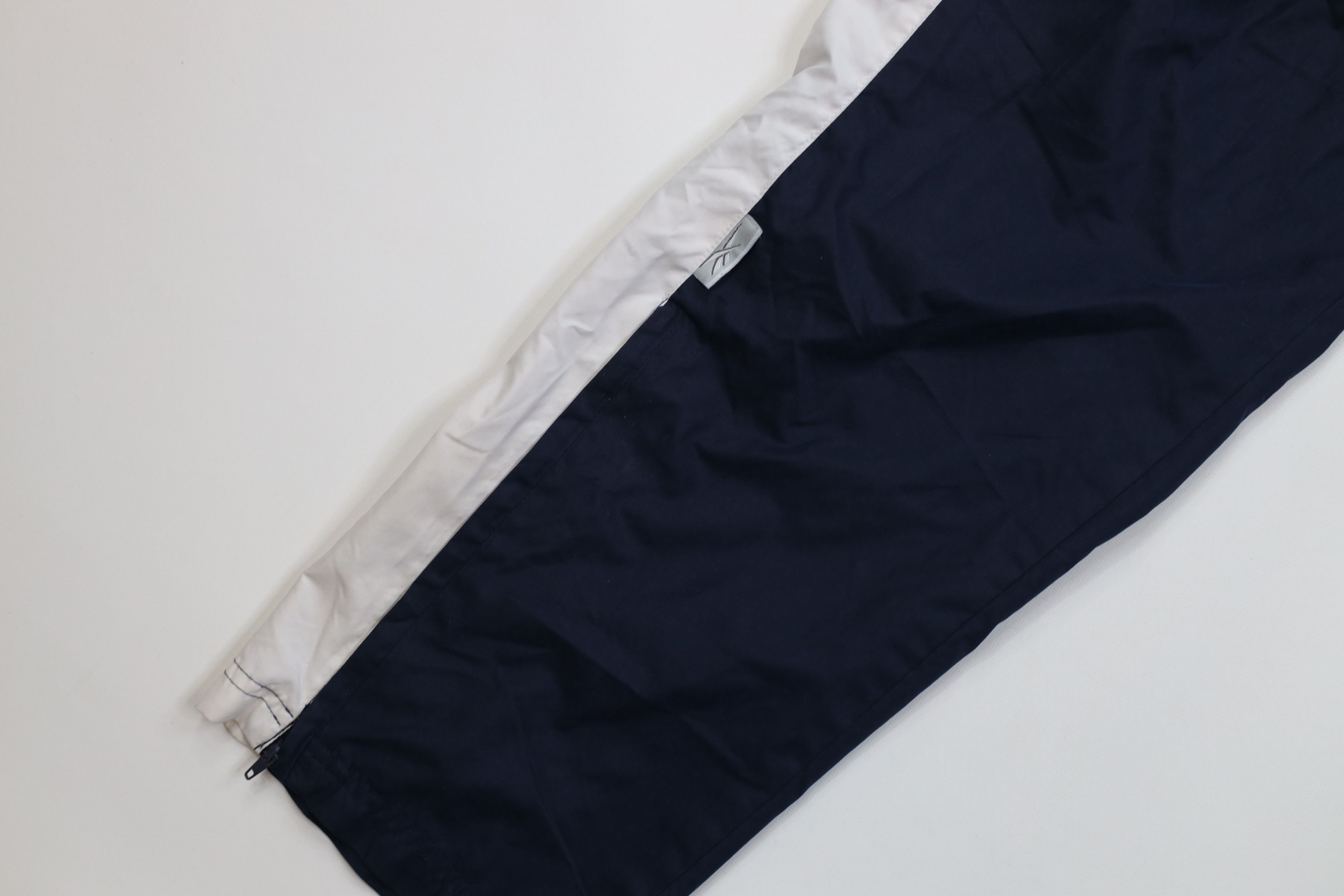 Reebok Vintage 90s Reebok Big Logo Cuffed Joggers Pants Blue Size US 32 / EU 48 - 7 Thumbnail