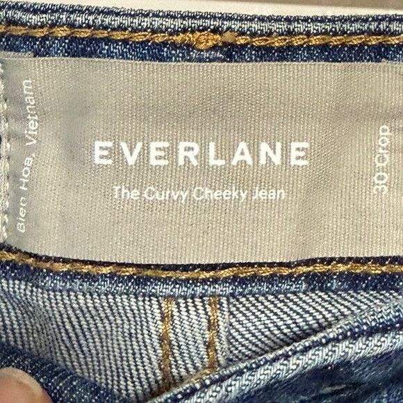 Everlane Everlane The Curvy Cheeky Jean Size 30 Ankle Raw Hem Blue Size 30" / US 8 / IT 44 - 5 Thumbnail
