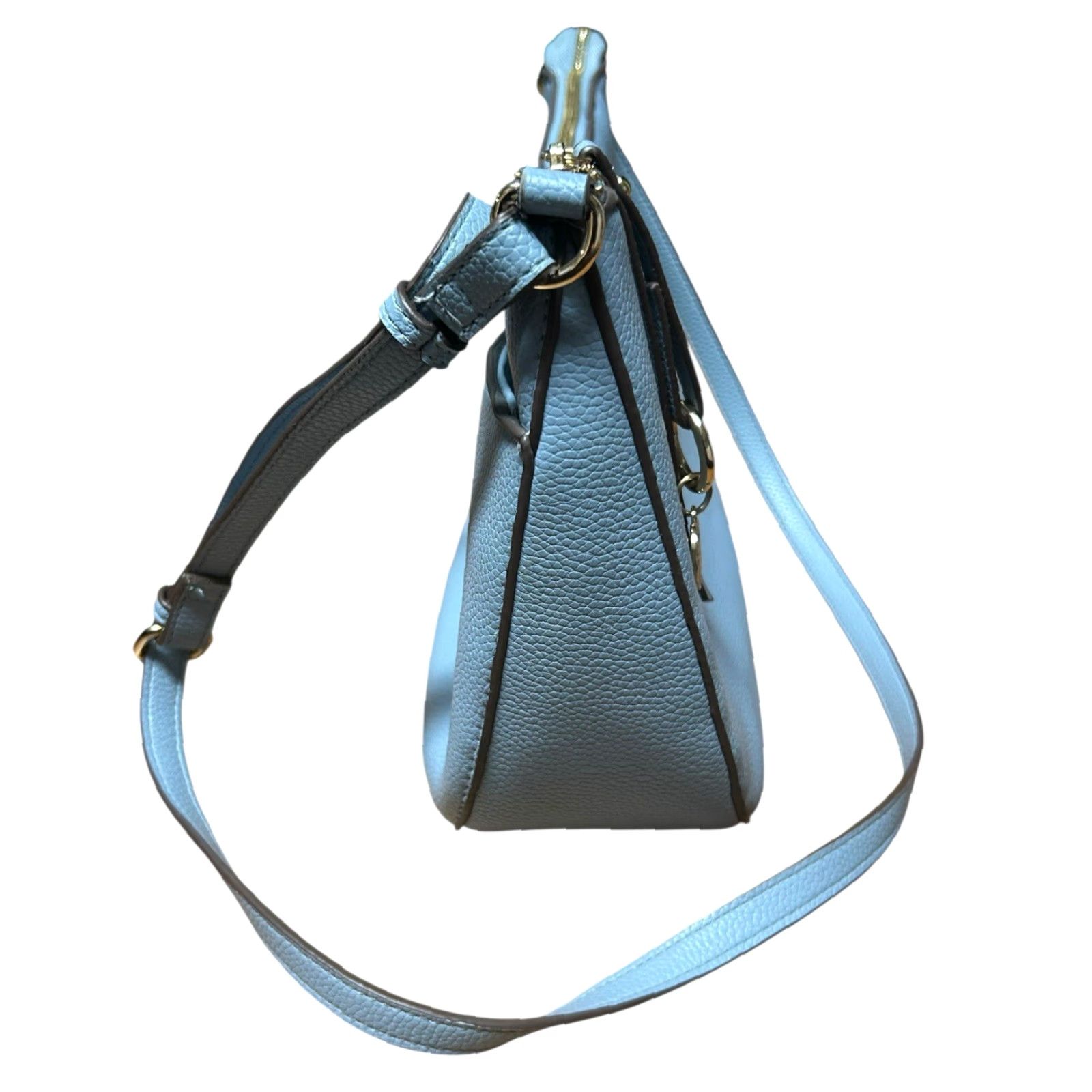 Anne Klein Anne Klein Light Blue Crossbody Purse W/ Wallet Wristlet Women’s Should Handbag Crossbody Bag Medium Blue Accessories Zipper Strap Accent Size ONE SIZE - 5 Thumbnail
