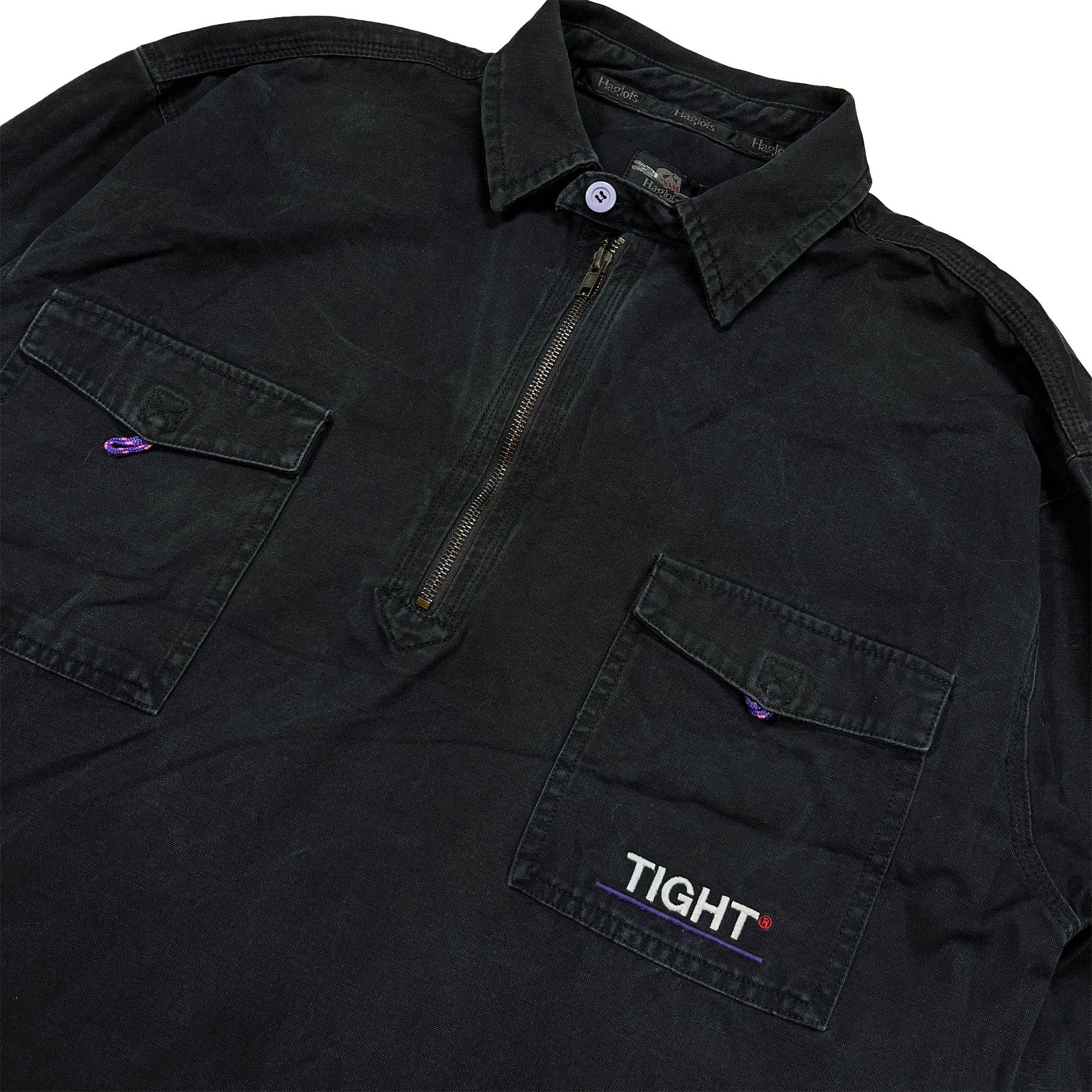 Haglofs Vintage 90s Haglofs Tight Denim Overshirt Jacket • L size Size US L / EU 52-54 / 3 - 6 Thumbnail