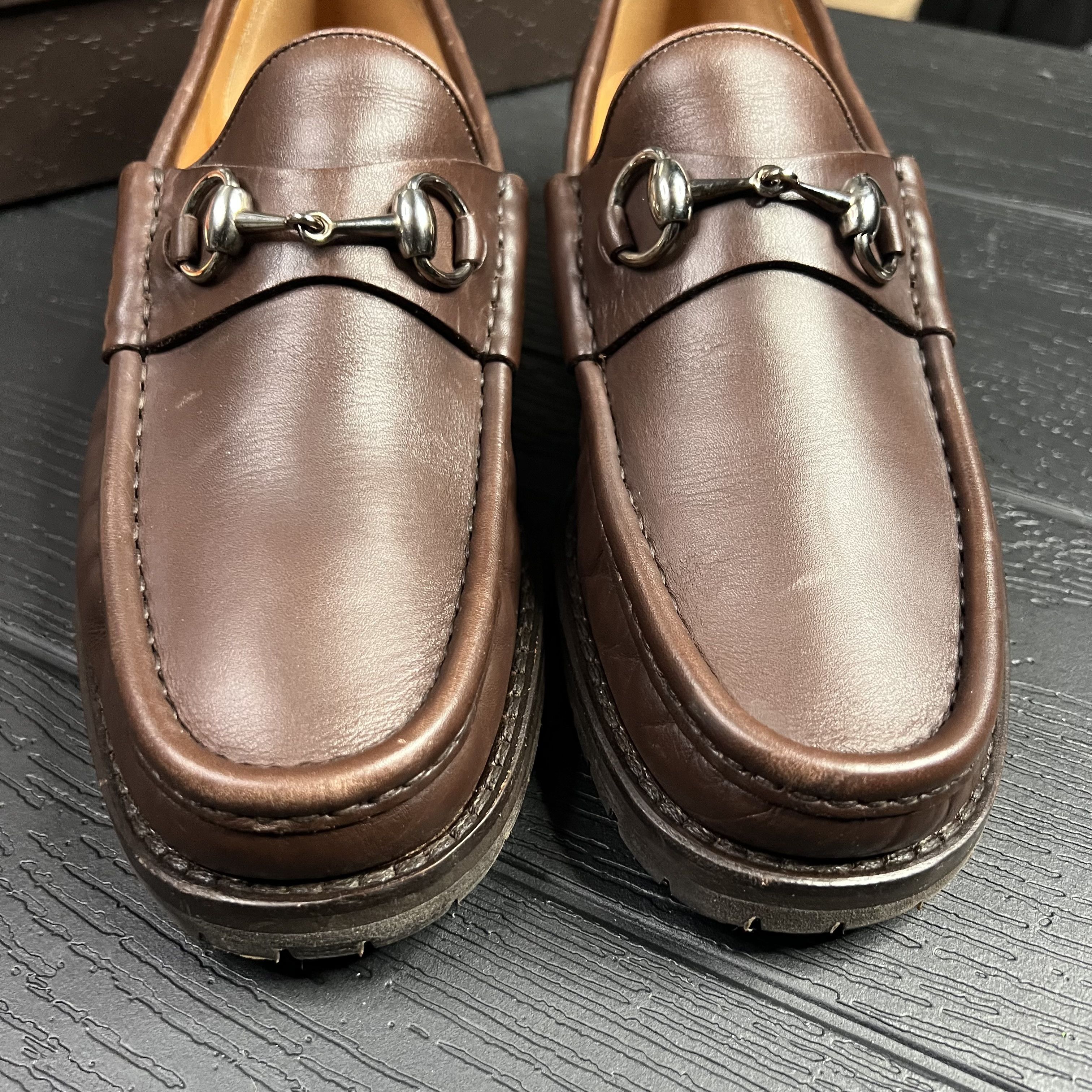 Gucci Gucci Horsebit Loafer Brown Size US 8 / EU 41 - 10 Thumbnail