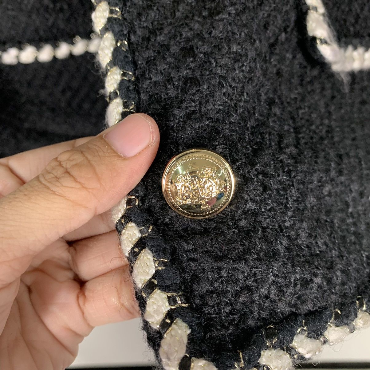 Japanese Brand Japanese Brand Nice Design Tweed Jacket Size M / US 6-8 / IT 42-44 - 14 Thumbnail
