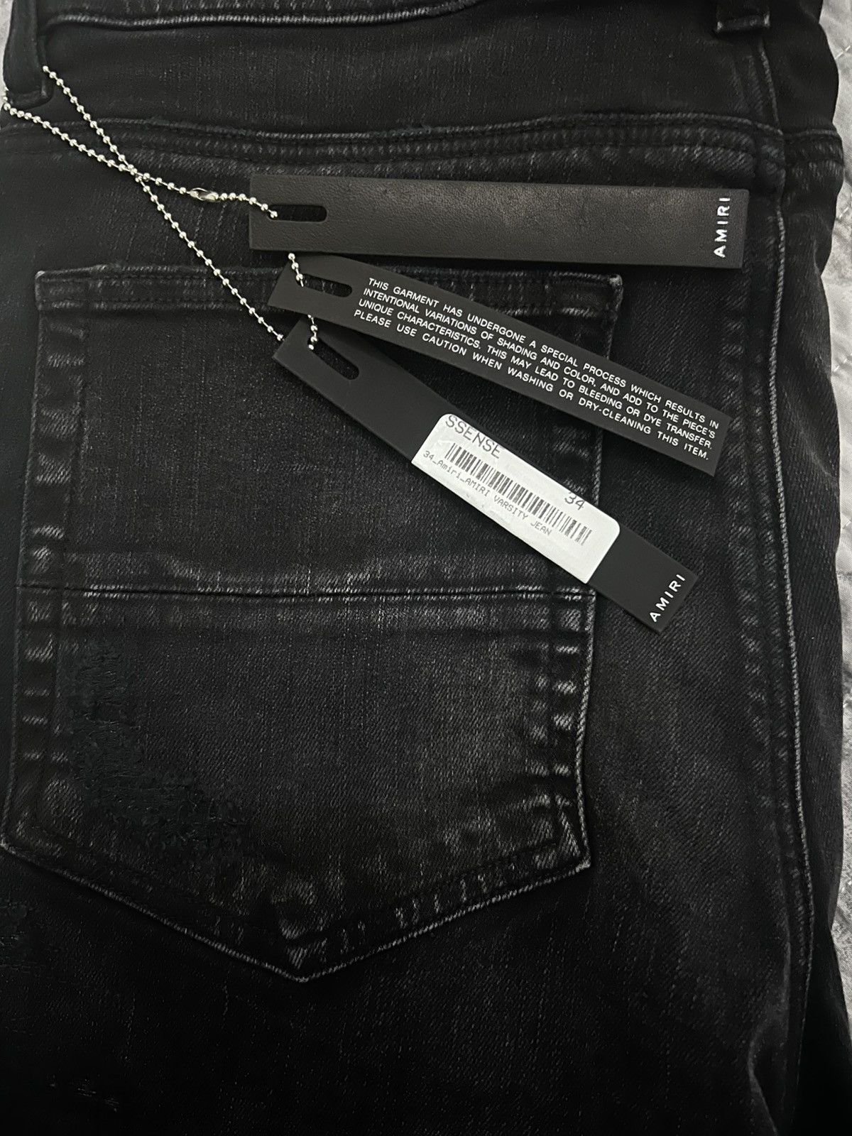 Amiri Amiri Varsity Jean Size US 34 / EU 50 - 9 Thumbnail