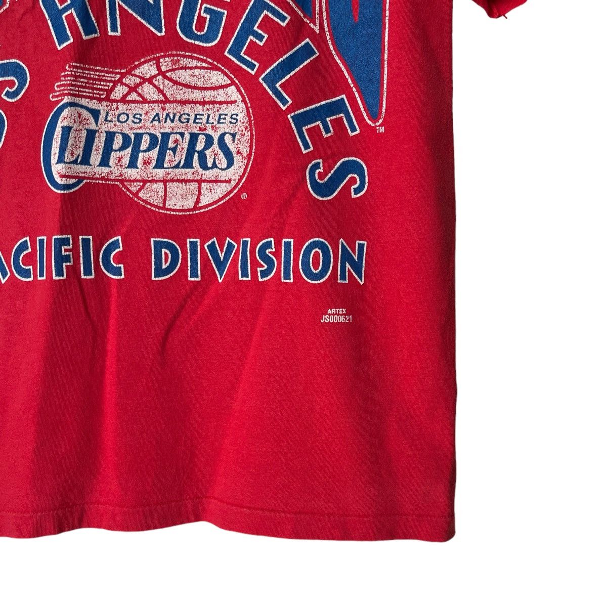 NBA × Vintage t-shirt LA clippers basketball single stitch nba 90s vintage Size US L / EU 52-54 / 3 - 3 Thumbnail