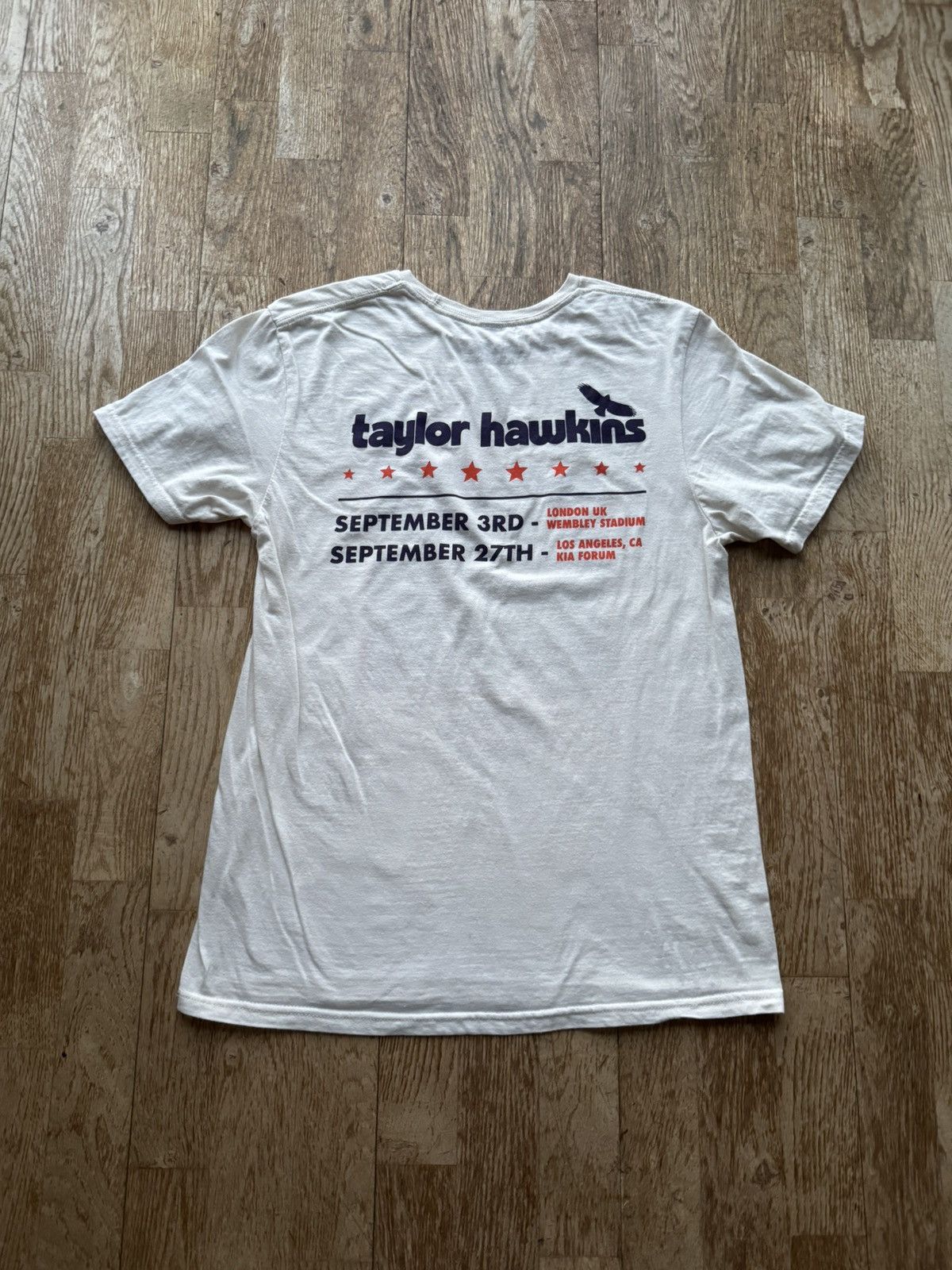 Vintage TAYLOR HAWKING & FOO FIGHTERS VINTAGE ROCK BAND TEE SHIRT Size US M / EU 48-50 / 2 - 2 Thumbnail