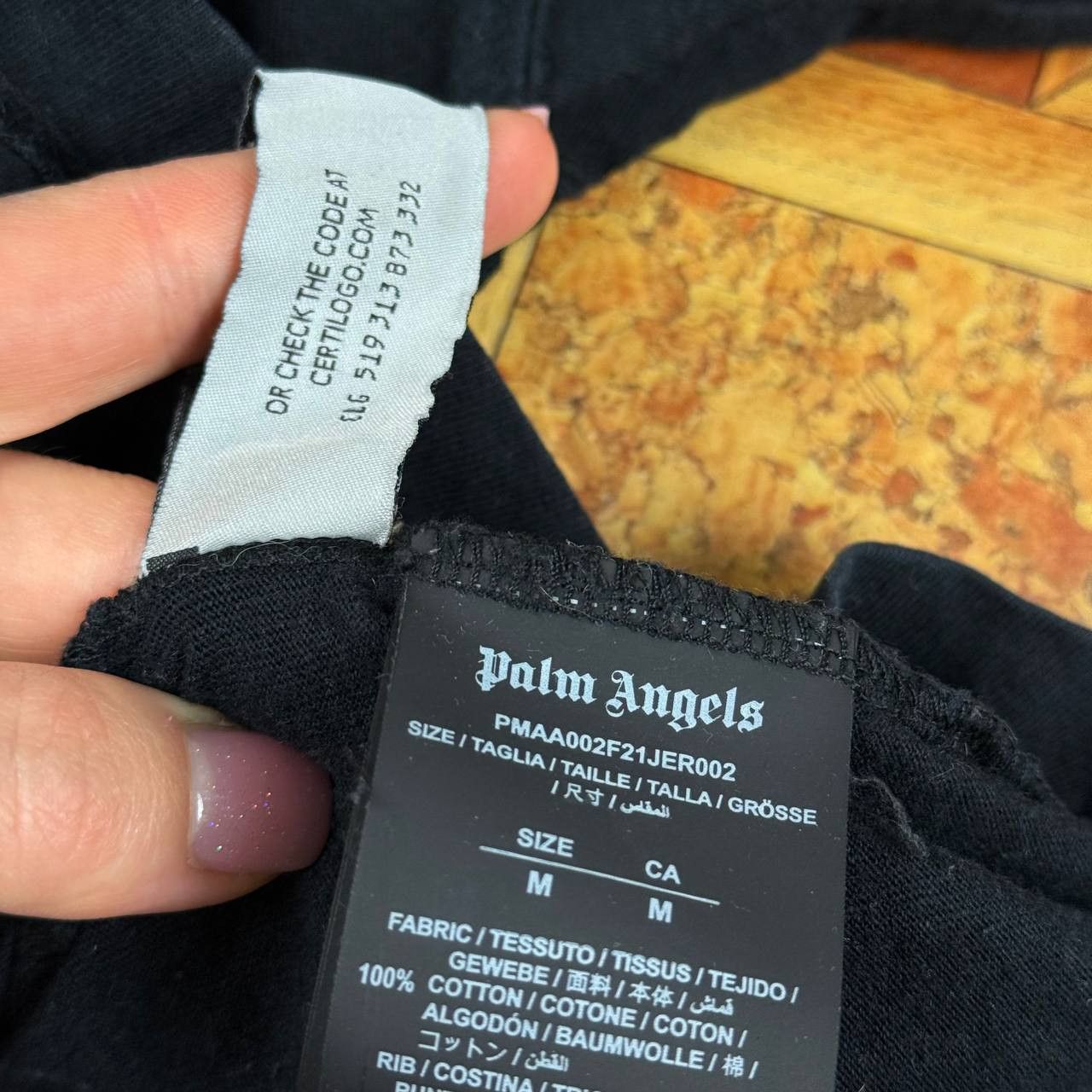Palm Angels Palm Angels Classic Logo Print Tee Black Size US M / EU 48-50 / 2 - 11 Thumbnail