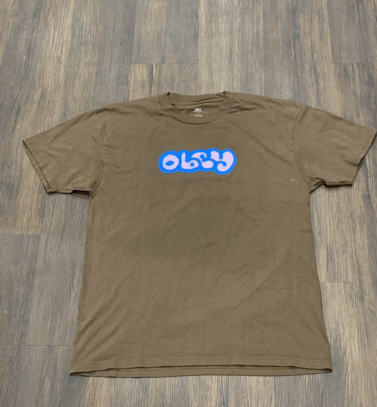Obey Obey Spell Out Classic Tee Size Large Used Size US L / EU 52-54 / 3 - 1 Thumbnail