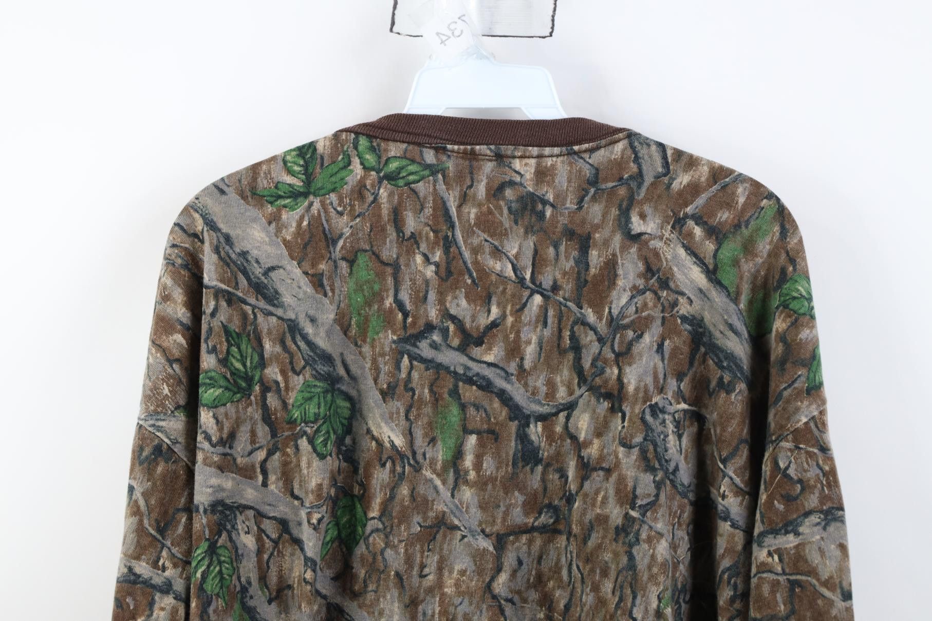 Vintage Vintage 90s Streetwear Camouflage Long Sleeve T-Shirt USA Size US XXL / EU 58 / 5 - 12 Thumbnail