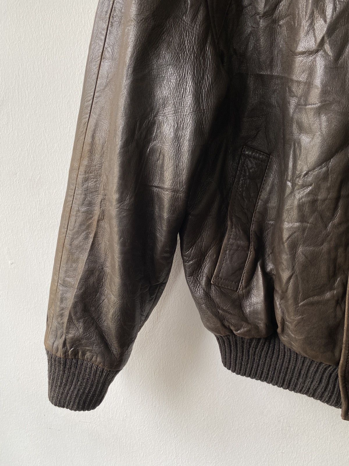 Japanese Brand Vintage 90s Angel Leather Fur Jacket Size US M / EU 48-50 / 2 - 7 Thumbnail