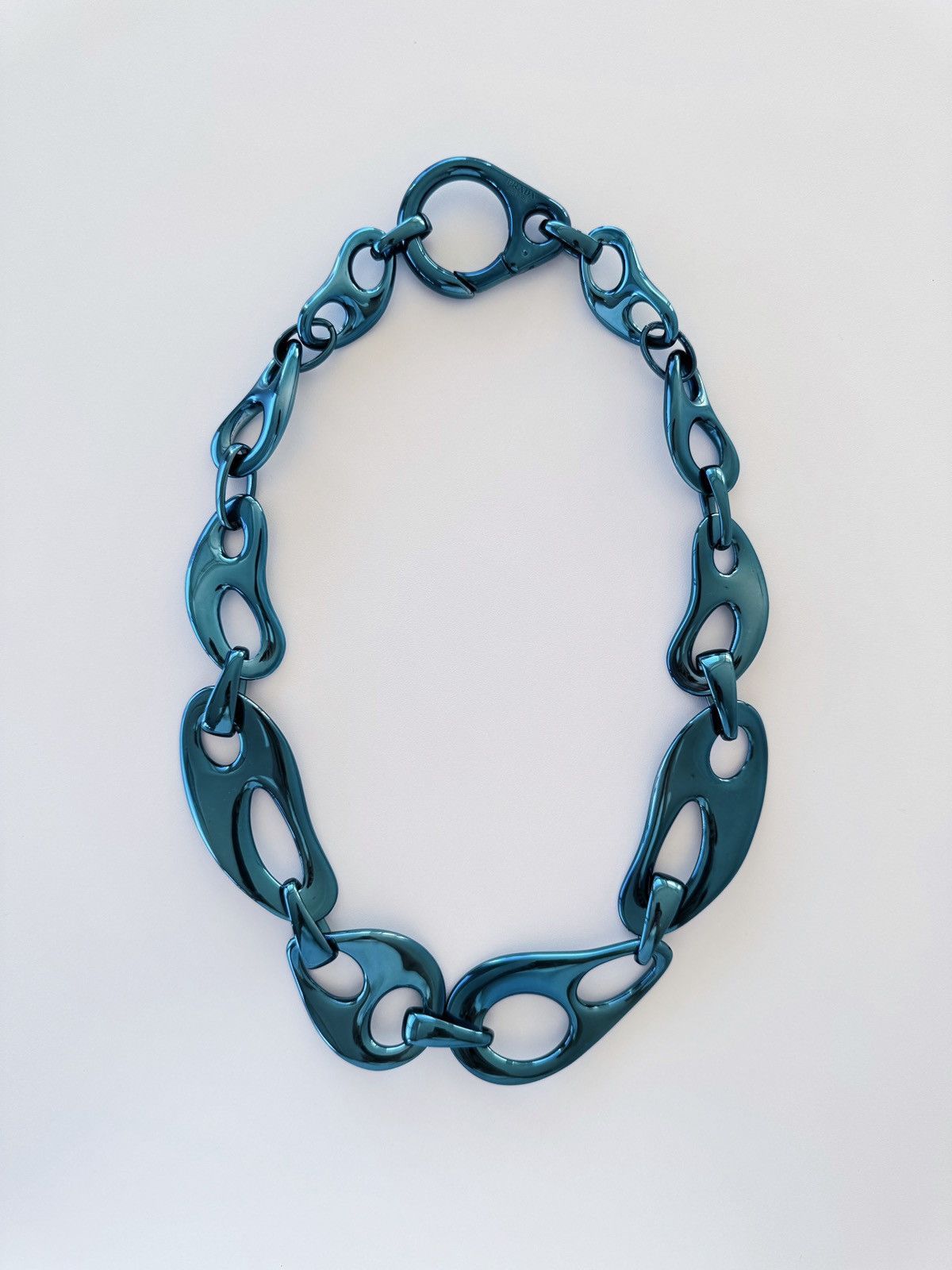 Prada Resort 19 Twisted Chain Necklace Size ONE SIZE - 1 Thumbnail