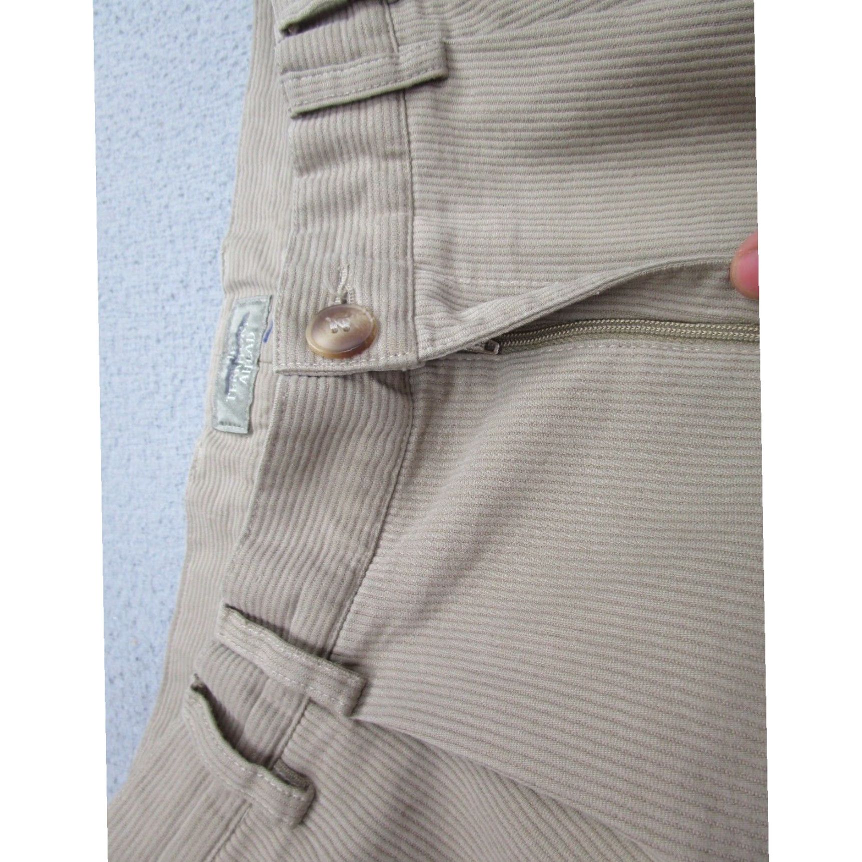The Territory Ahead The Territory Ahead Beige Corduroy Wide Leg Pleated Pants Mens 32 Regular Size US 26 / EU 42 - 5 Thumbnail