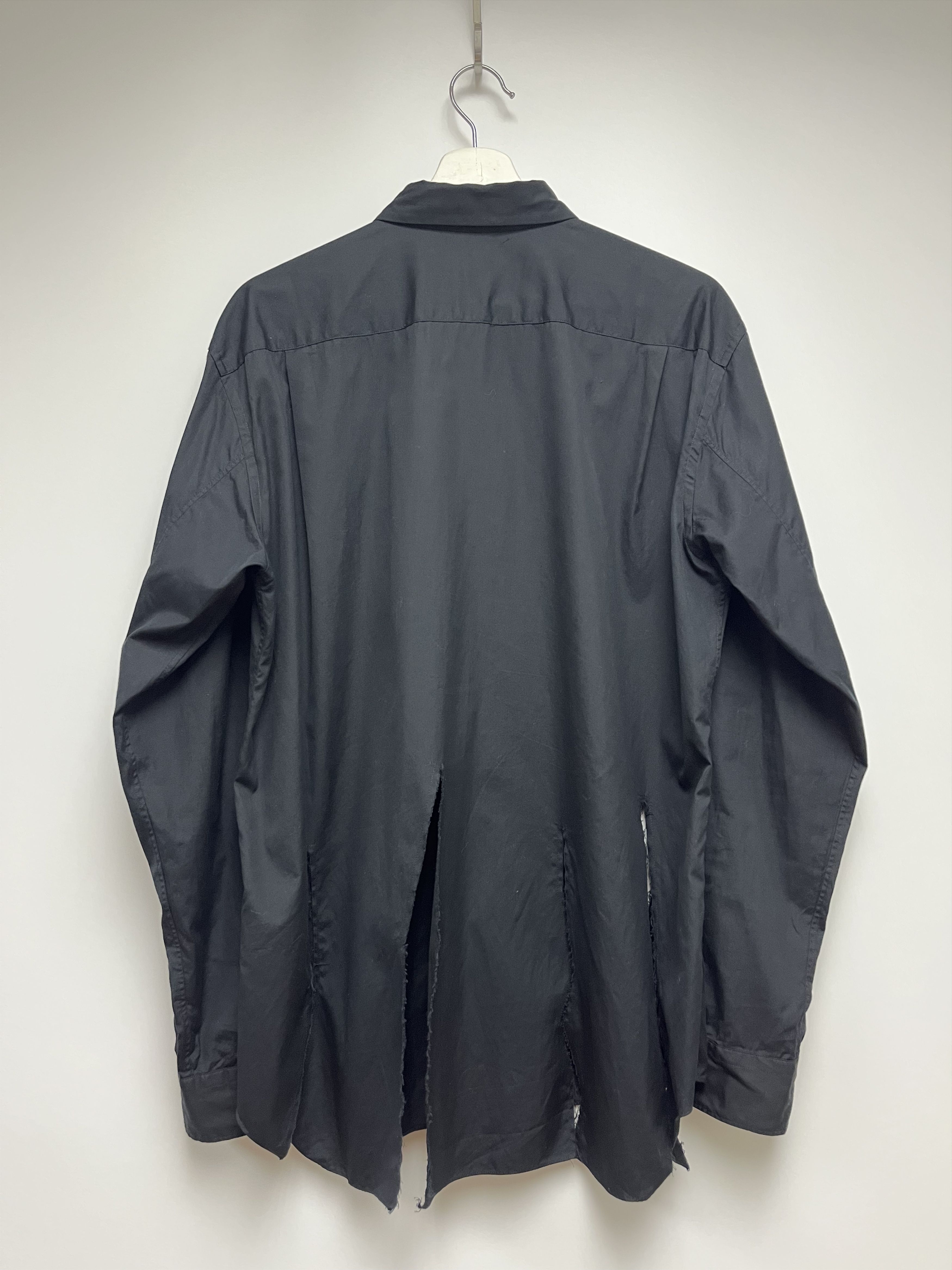 Comme des Garcons Homme Plus COMME des GARÇONS HOMME PLUS CUT-OFF HEM SHIRT Size US L / EU 52-54 / 3 - 2 Thumbnail