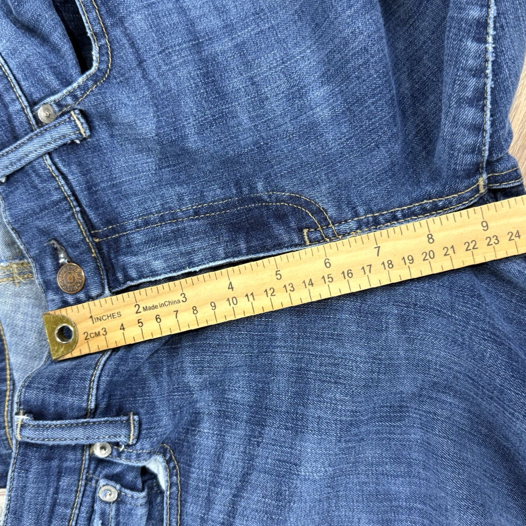 Ralph Lauren Polo Ralph Lauren Jeans Womens 32 Tompkins Skinny Mid Rise Dark Wash Blue 31 Inseam Cotton Blend Size 24" / US 00 / IT 34 - 7 Thumbnail