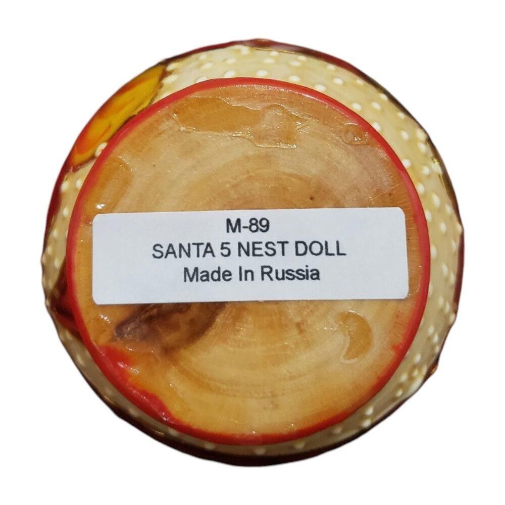 Designer Russian Nesting Santa Claus 8” Size ONE SIZE - 6 Thumbnail