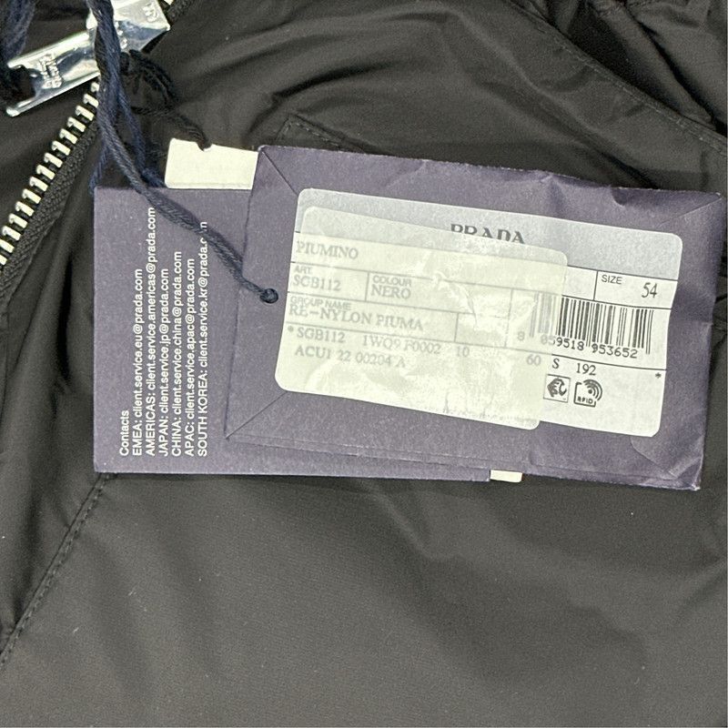Prada PRADA Black Lightweight ZipUp Jacket-2506 Size US XXL / EU 58 / 5 - 1 Thumbnail
