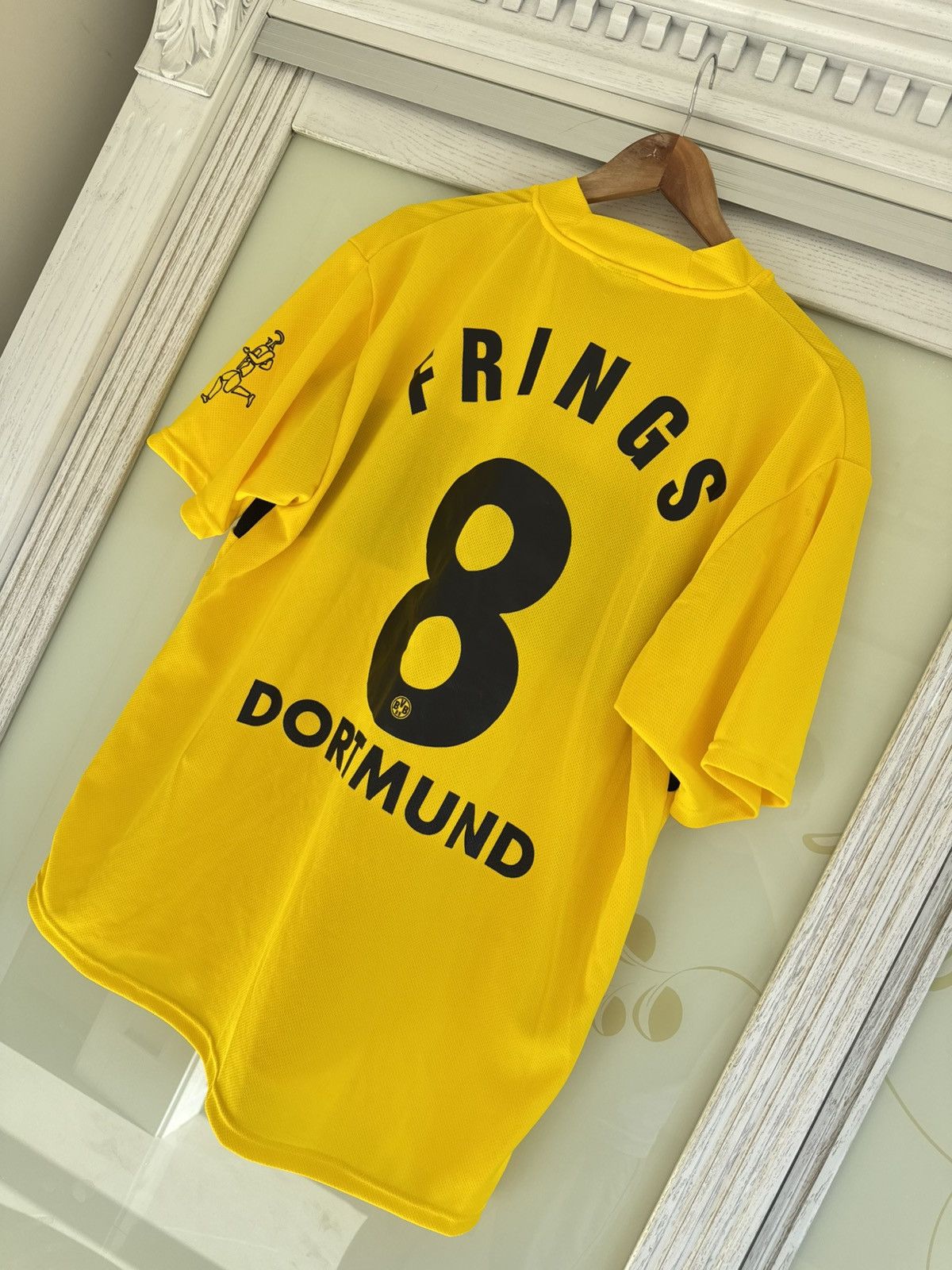 Vintage Frings #8 Borussia Dortmund 2001-2003 Vintage Soccer Jersey Size US XL / EU 56 / 4 - 4 Thumbnail