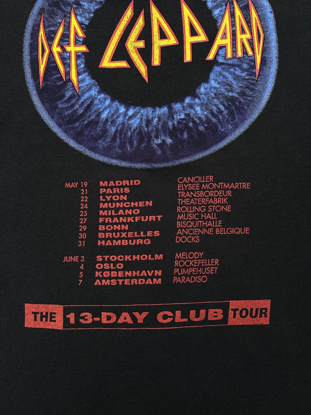 Def Leppard Vintage Def Leppard Adrenalize The 13-Day Club Tour 1992 Size US L / EU 52-54 / 3 - 16 Thumbnail