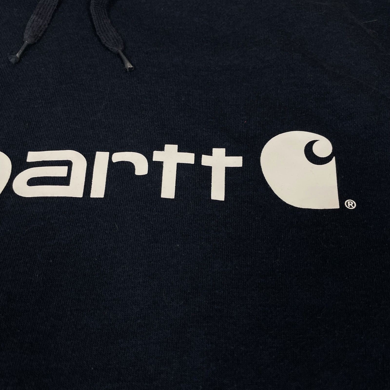 Carhartt Carhartt Force Delmont Signature Men's Navy Cotton Hoodie M Size US M / EU 48-50 / 2 - 3 Thumbnail