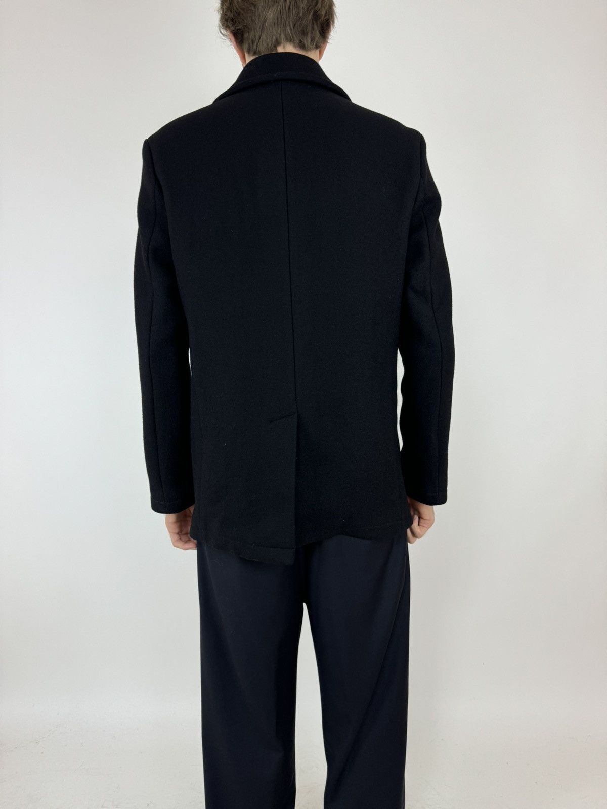 Viktor & Rolf Victor&Rolf x H&M Wool Coat Double-Breasted Black Mens 54 Size US L / EU 52-54 / 3 - 6 Thumbnail