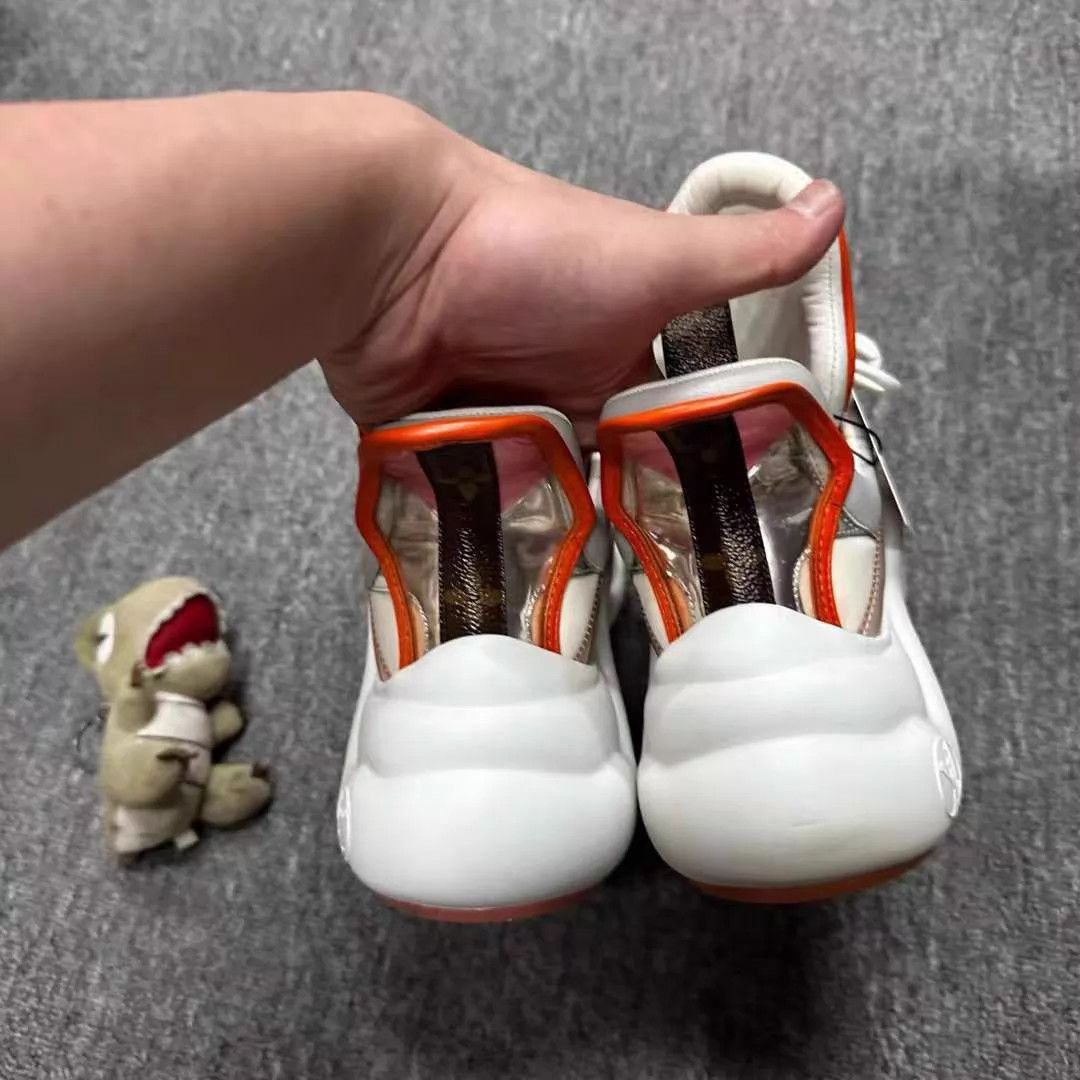 Louis Vuitton LV Jelly Orange Dad Shoe 38.5 Size US 8 / IT 38 - 5 Thumbnail