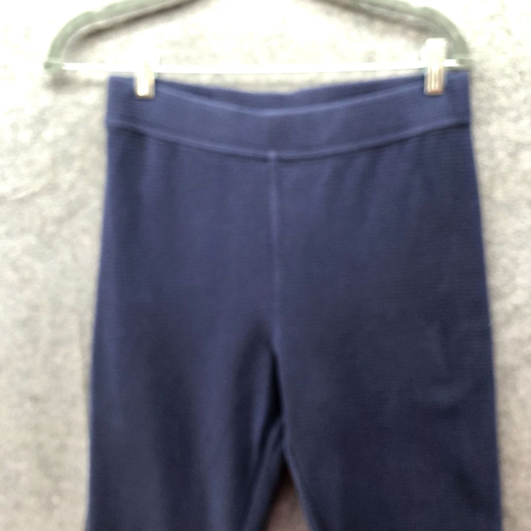 Vintage Offline Aerie High Rise Flare Yoga Pants Womens L Blue Textured Sweatpants Size 36" / US 14 / IT 50 - 3 Thumbnail