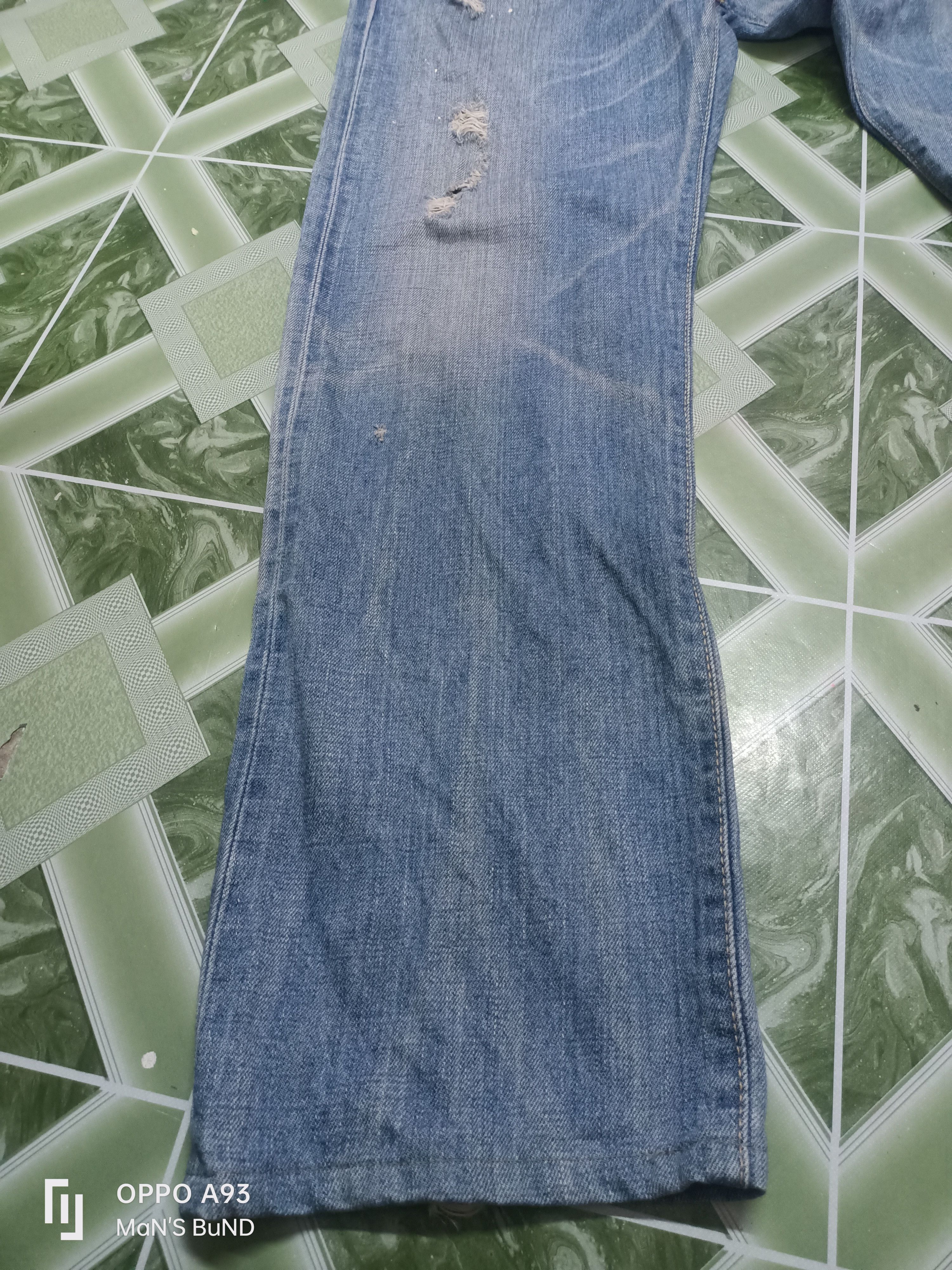 Edwin × Vintage Distressed EDWIN 505 zx Selvedge Size US 32 / EU 48 - 4 Thumbnail