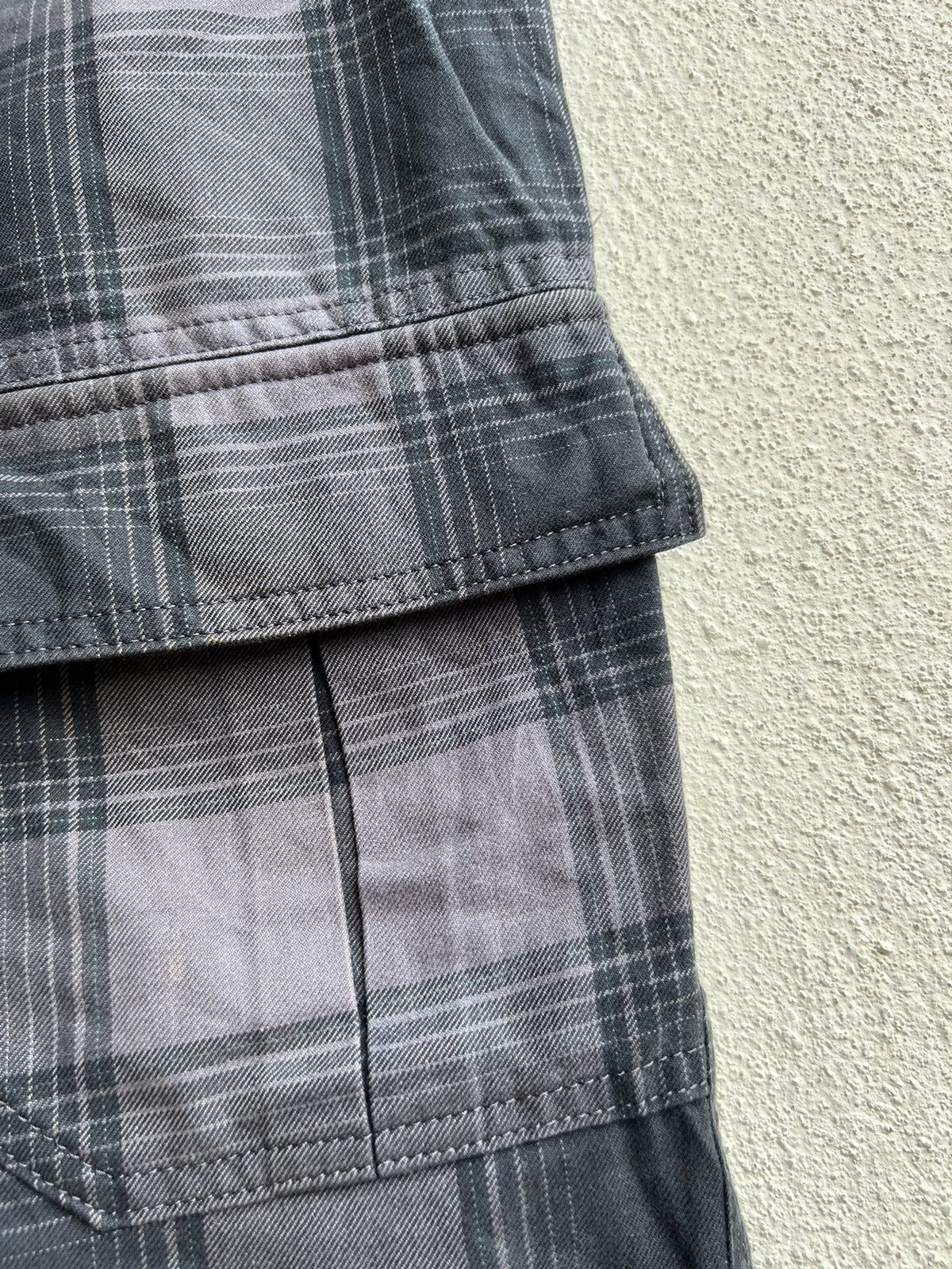 Vintage VTG MILK BOY Japan Check Cargo Trouser Pant Size US 30 / EU 46 - 13 Thumbnail