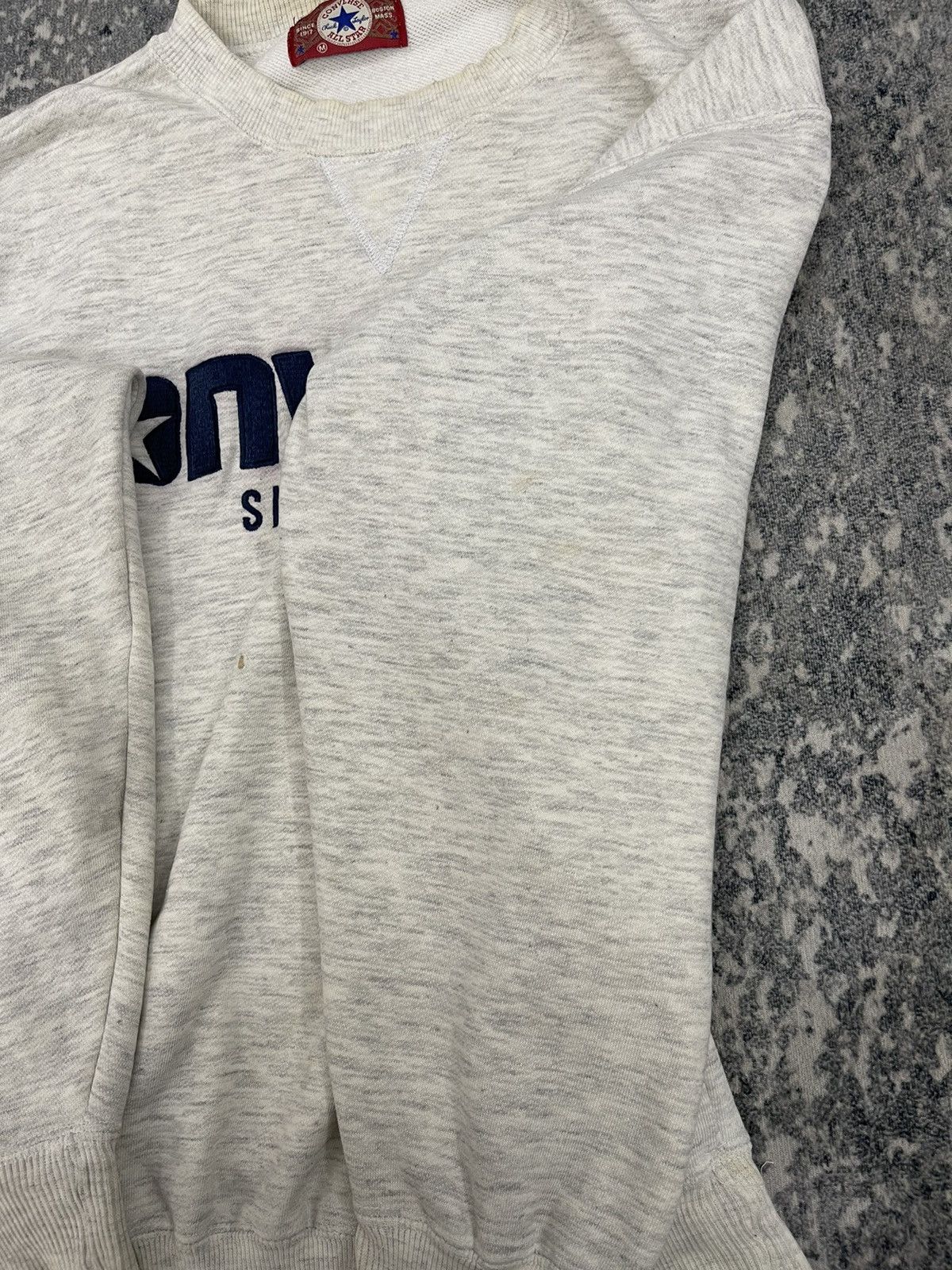 Converse Vintage Converse Big Logo Spellout Embroidery Sweatshirt Size US L / EU 52-54 / 3 - 8 Thumbnail