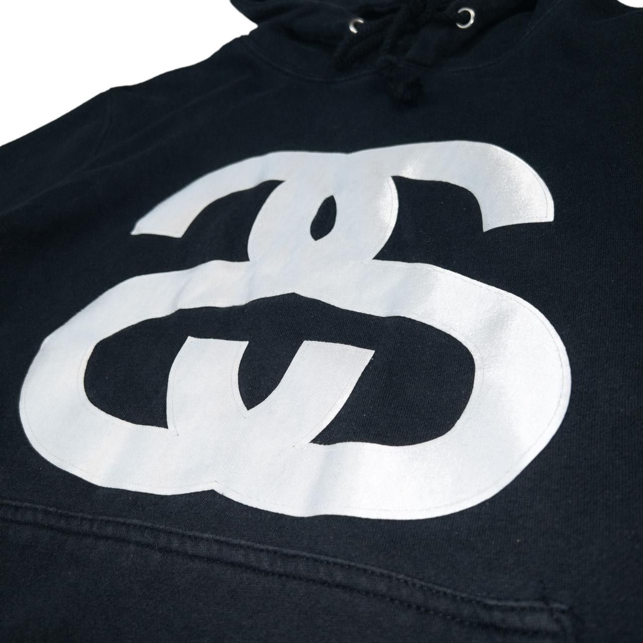 Stussy Vintage Stussy Reflective Logo Hoodie Size L Size US L / EU 52-54 / 3 - 4 Thumbnail